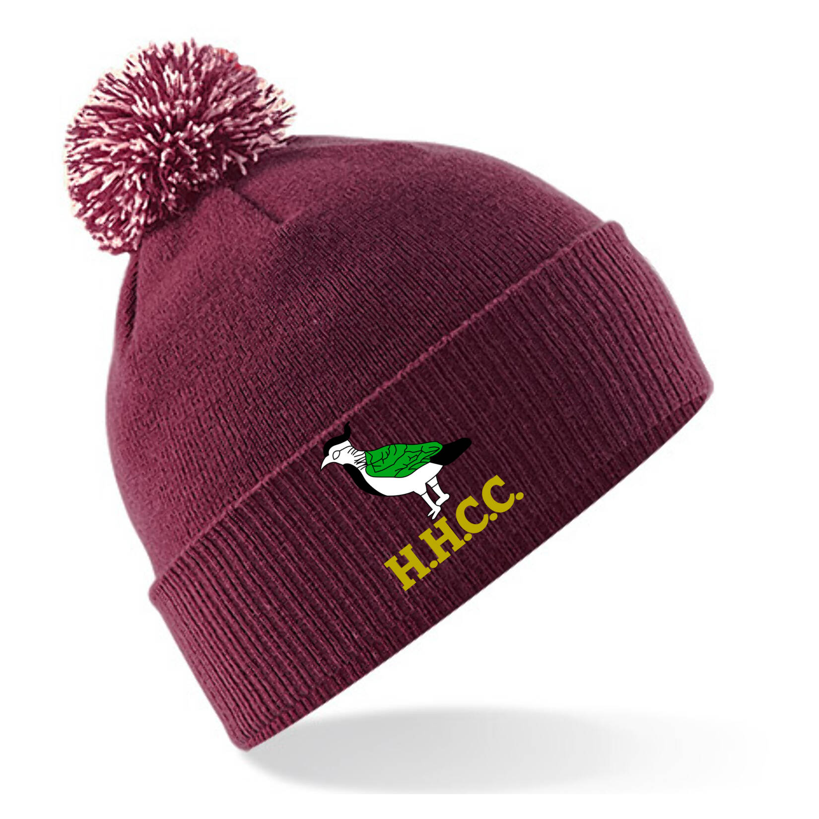 Snowstar Beanie - Burgundy/Off White