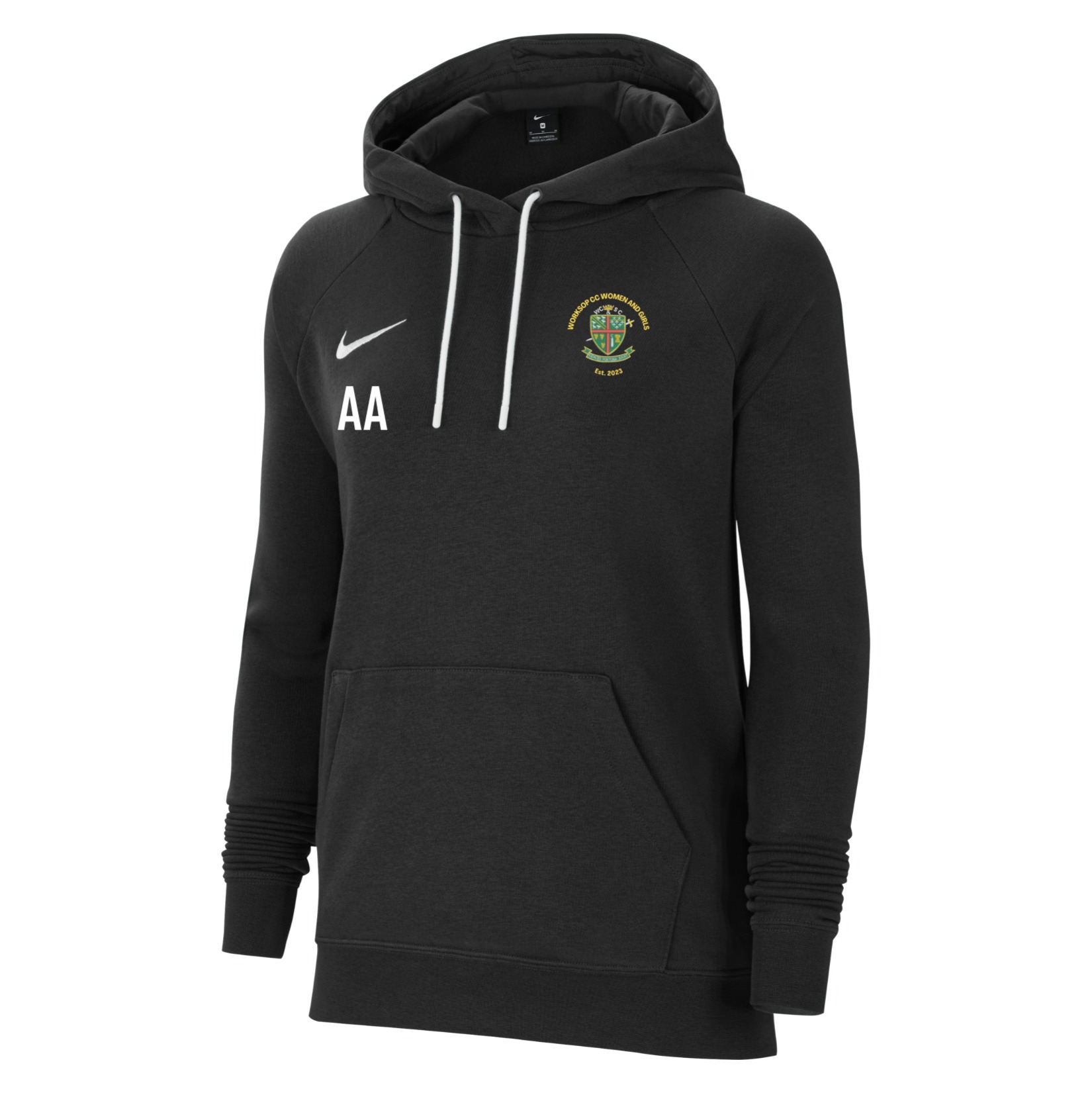 Nike Team Club 20 Hoodie (W) - Black/White/White