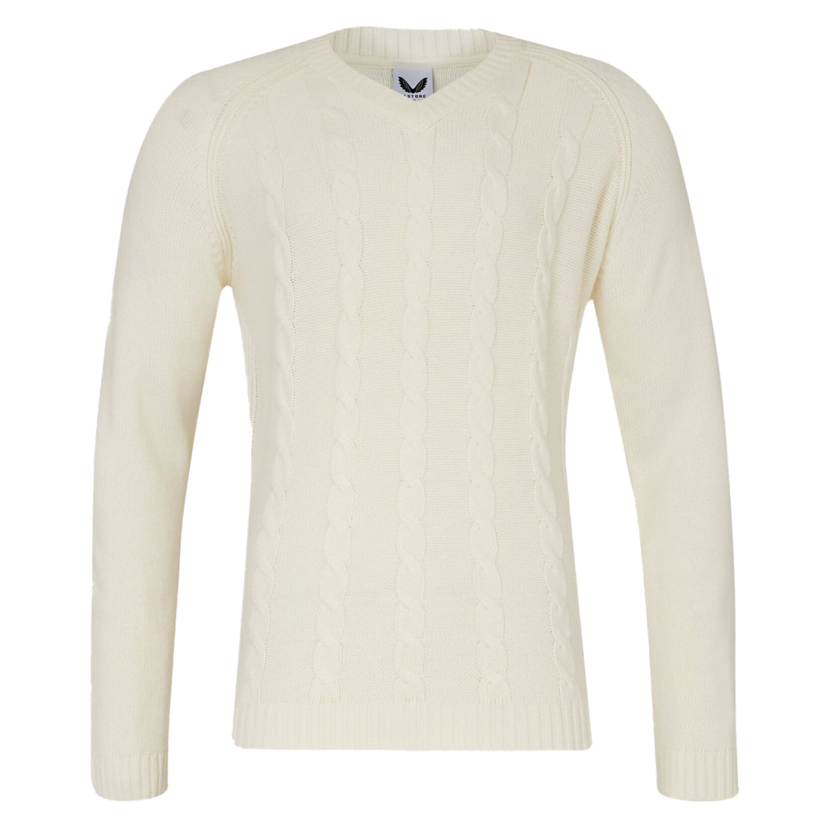 Castore Knitted Long-Sleeve Sweatshirt - Cream
