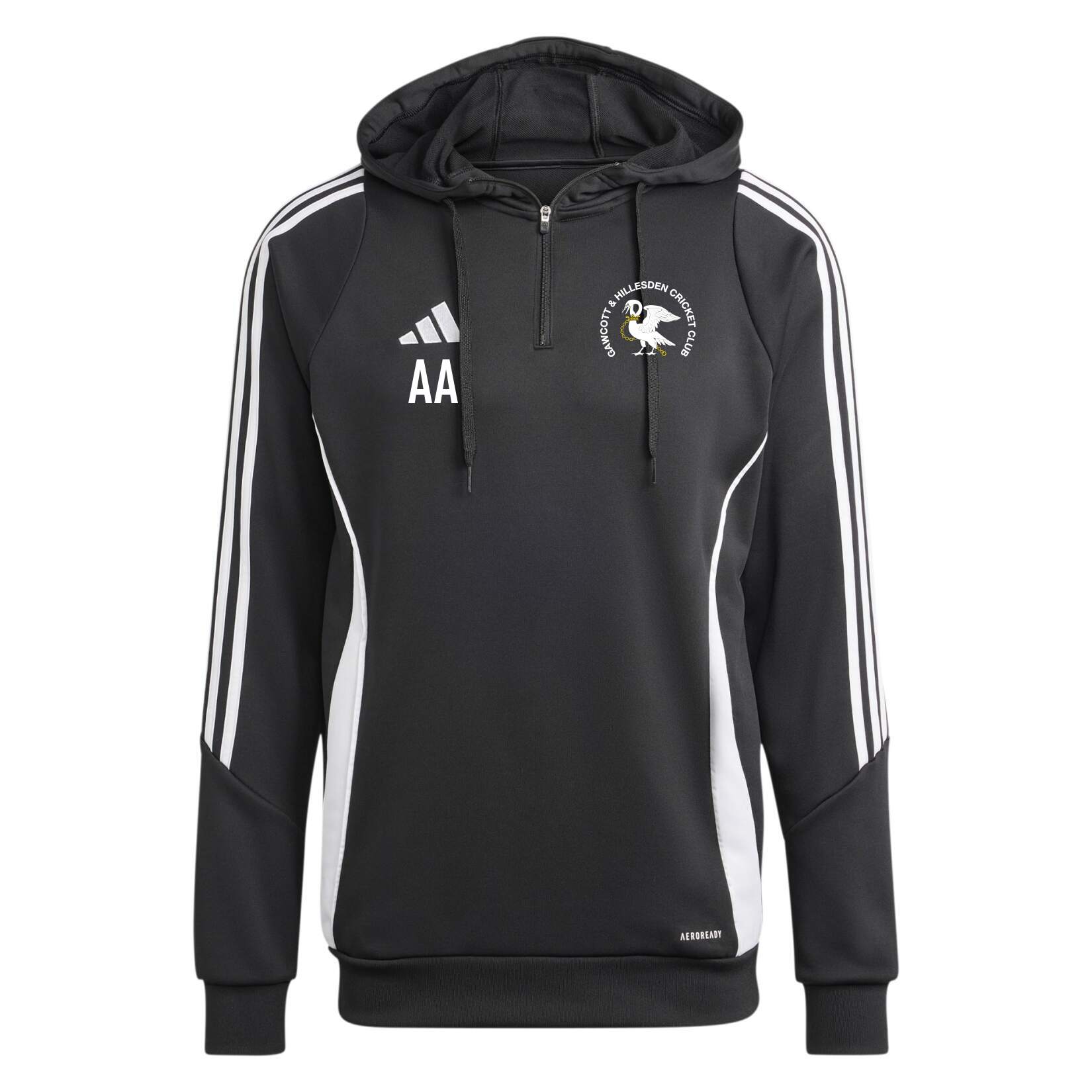 adidas Tiro 24 Training Hoodie - Black/White