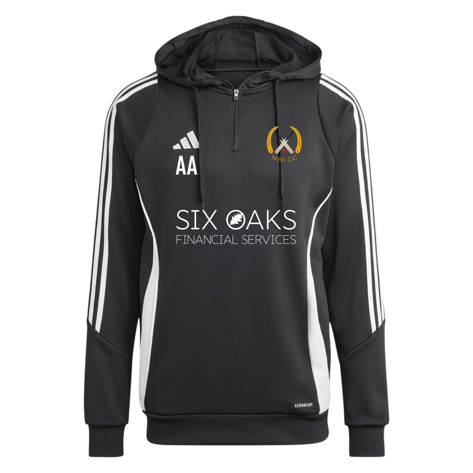 adidas Tiro 24 Training Hoodie - Black/White