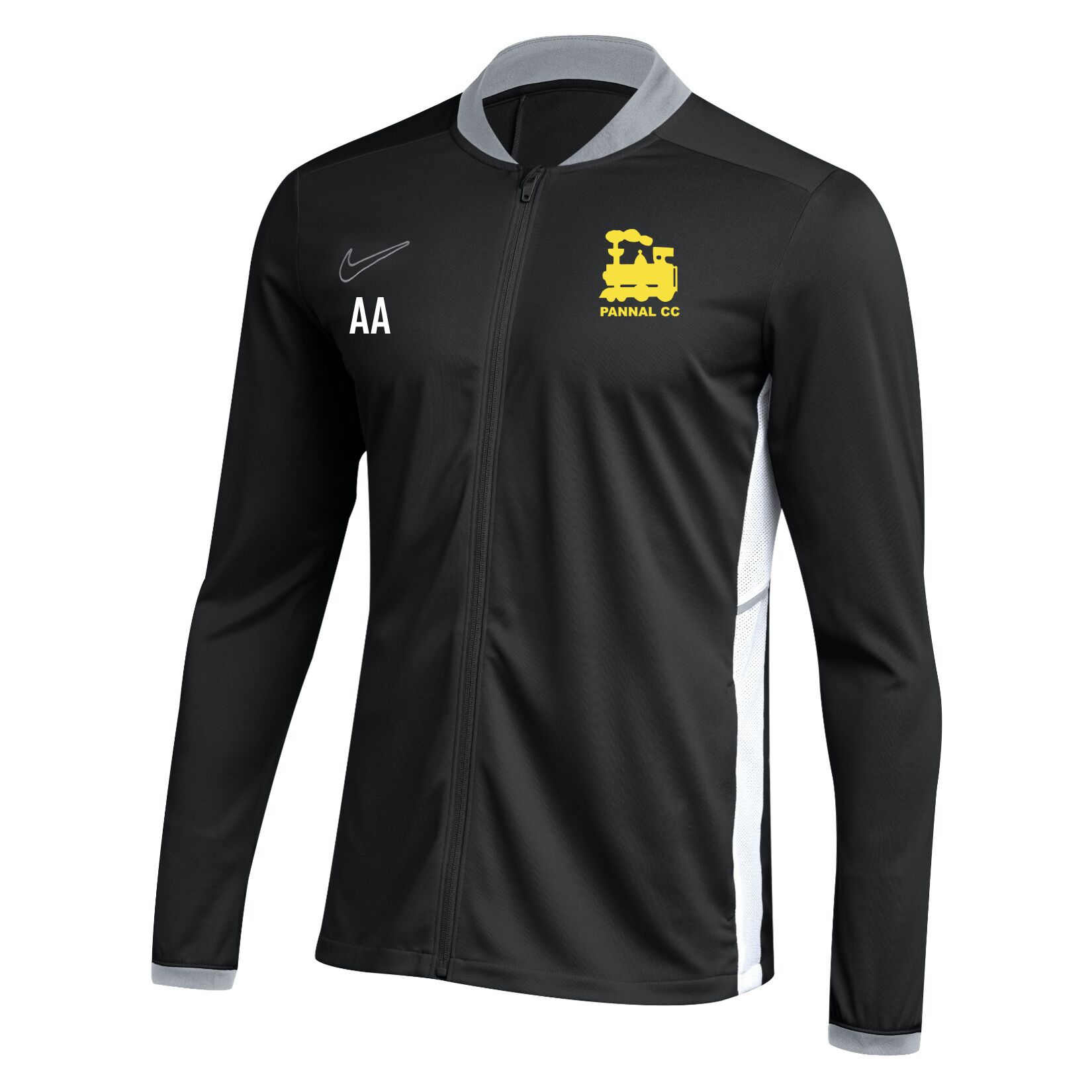 Nike Dri-FIT Academy 25 Knit Track Jacket - Black/White/White