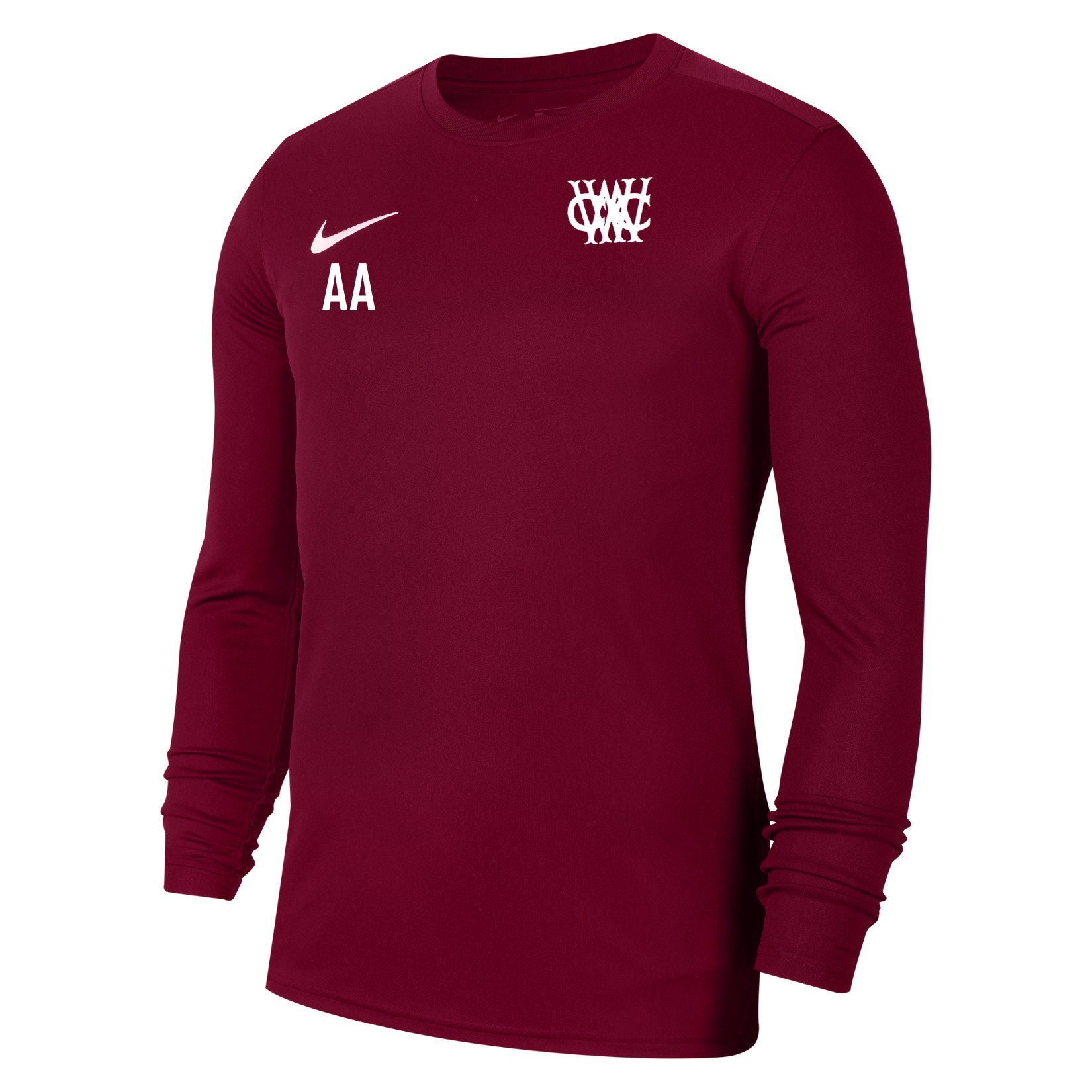 Nike Park VII Dri-FIT Long Sleeve Football Shirt - Team Red/White