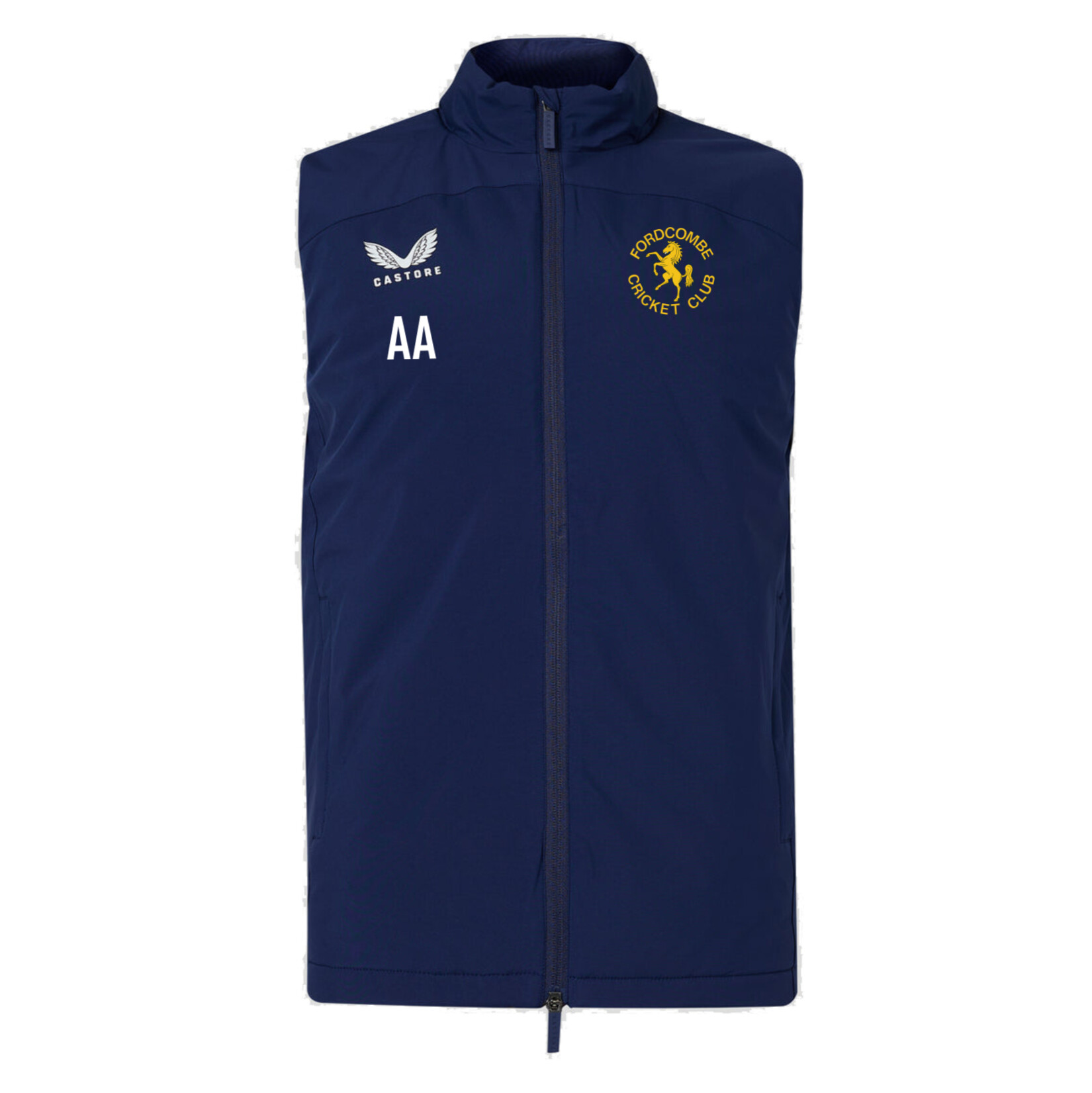 Castore Padded Gilet - Navy/White
