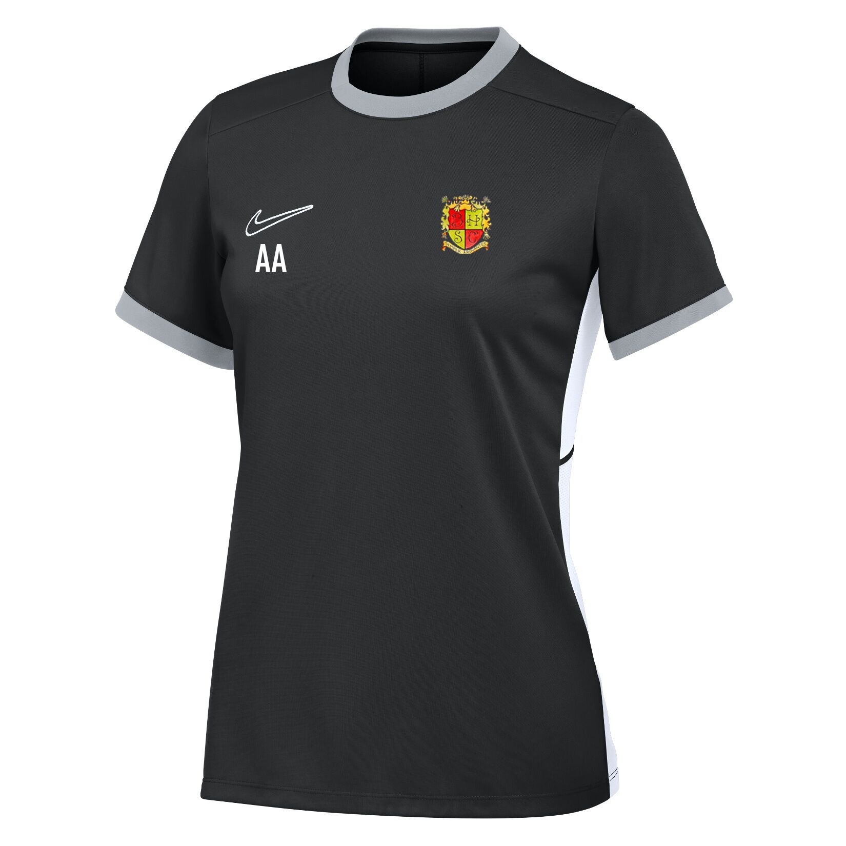 Nike Academy 25 Short-Sleeve Training Top (W) - Black/White/White