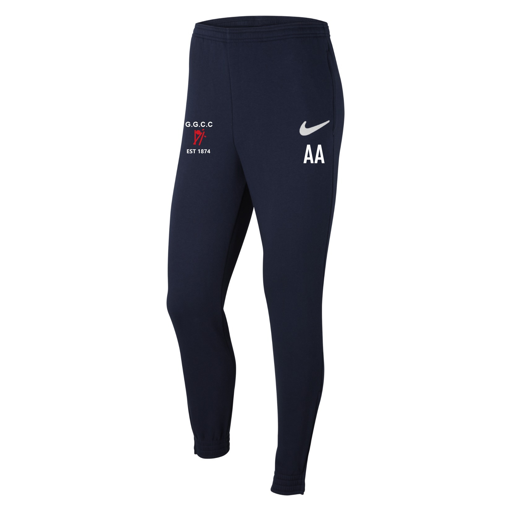 Nike Team Club 20 Fleece Pants (M) - Obsidian/White/White
