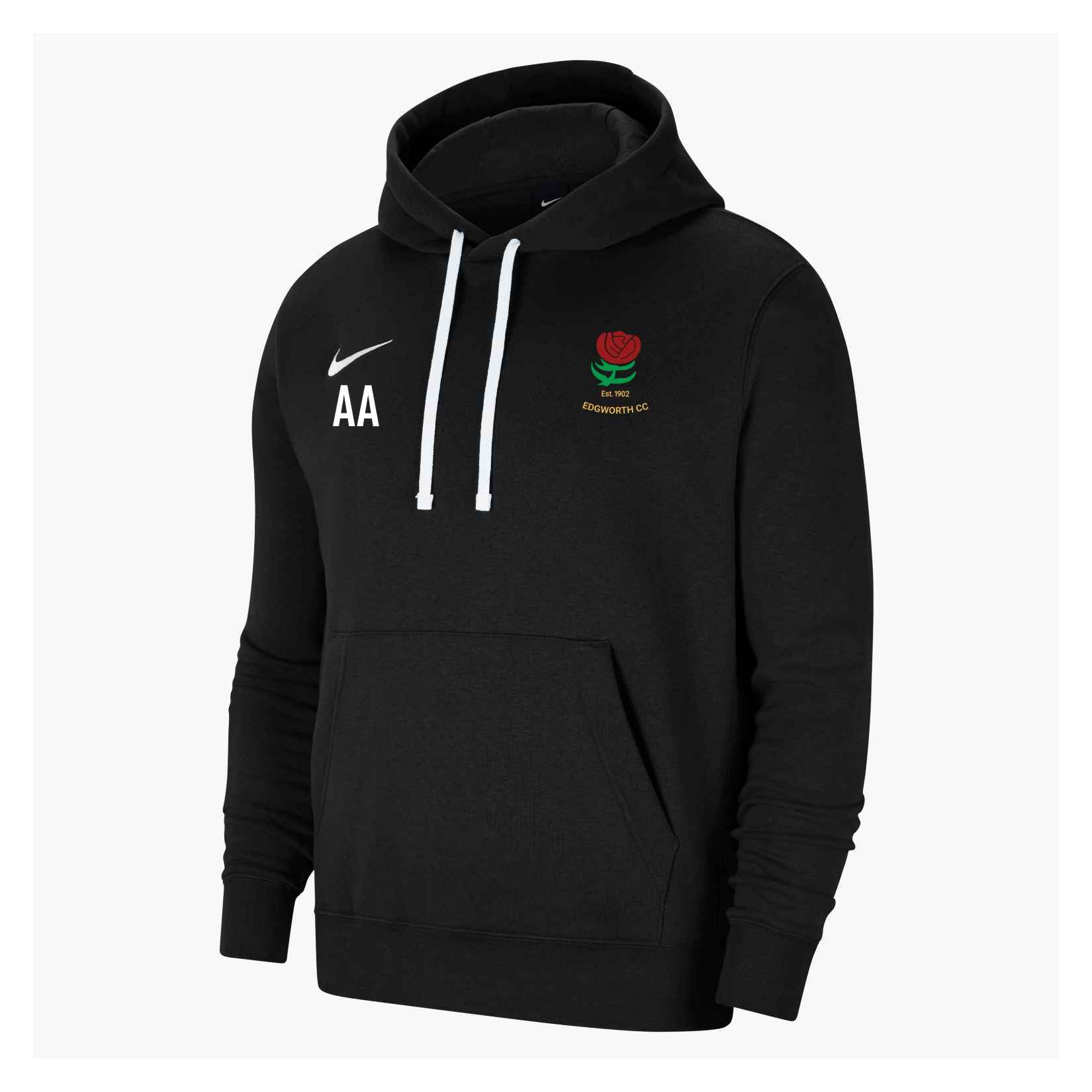 Nike Team Club 20 Fleece Hoodie (M) - Black/White/White