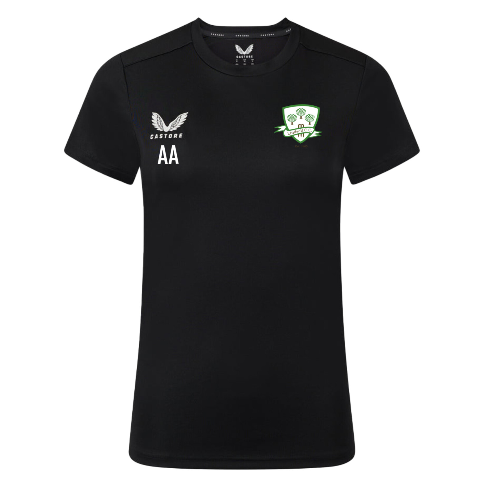 Castore Short Sleeve Womens Training Tee - Black/White