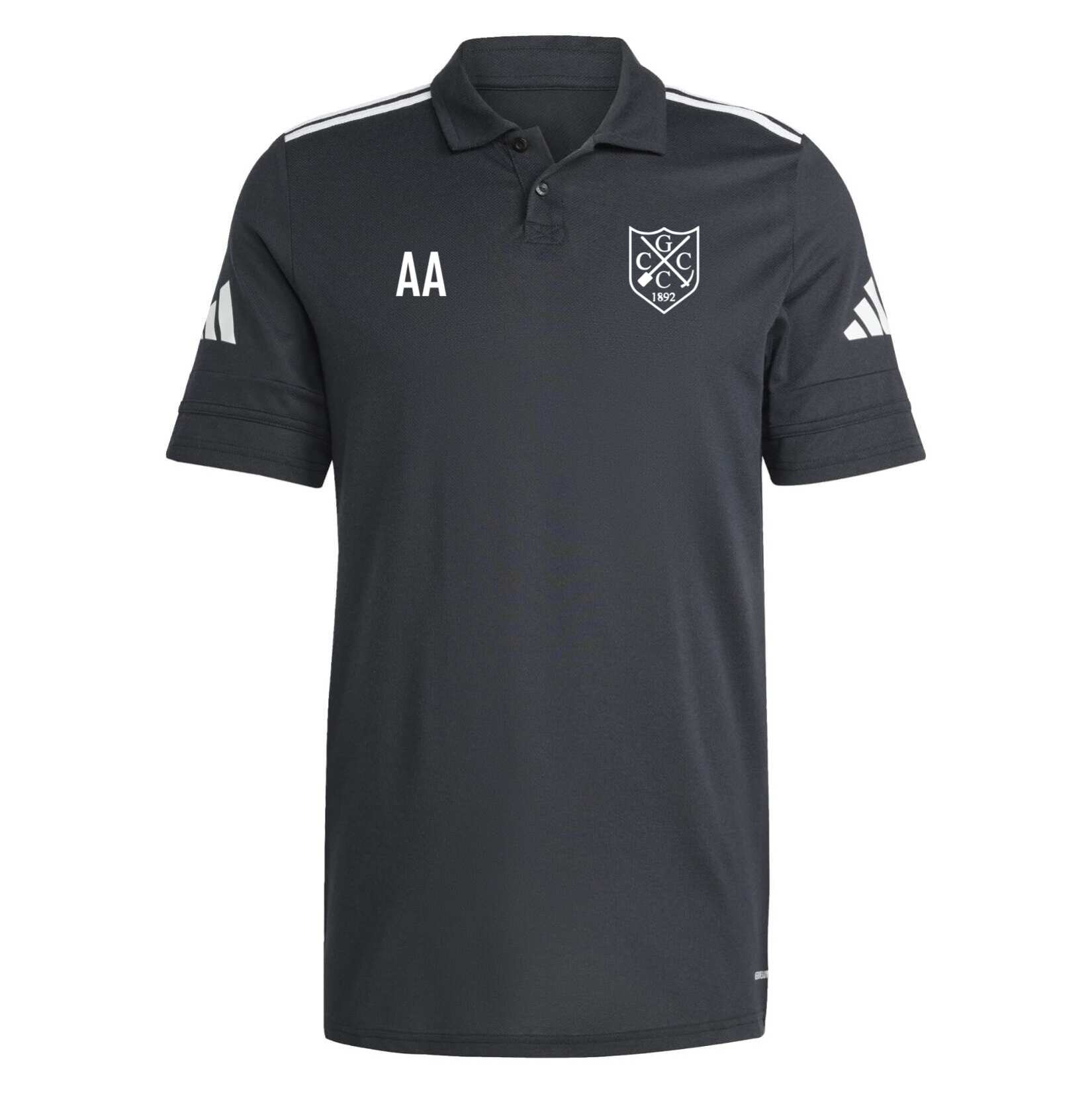 adidas Squadra 25 Cotton Polo - Black/White