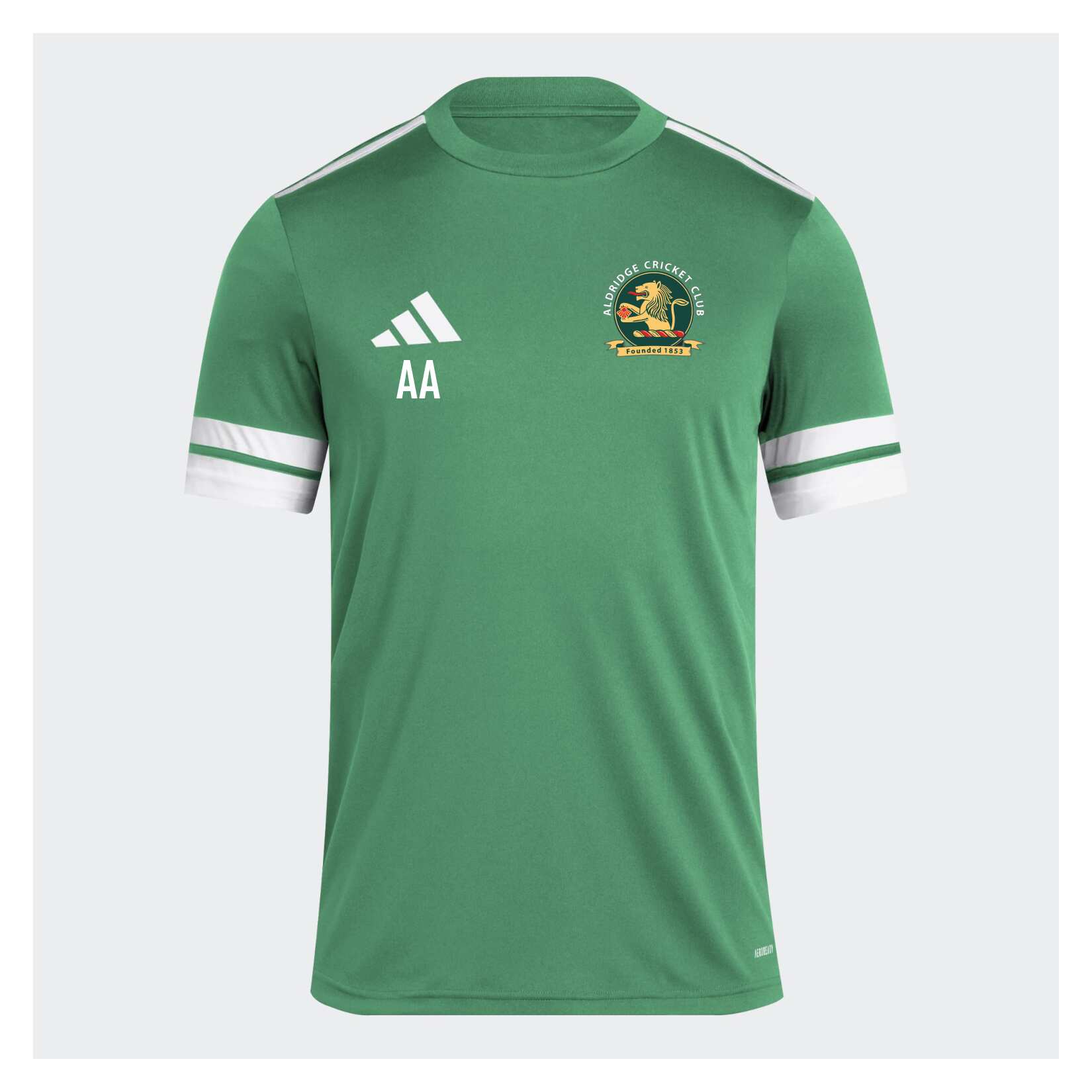 adidas Squadra 25 Short-Sleeve Jersey - Team Green/White