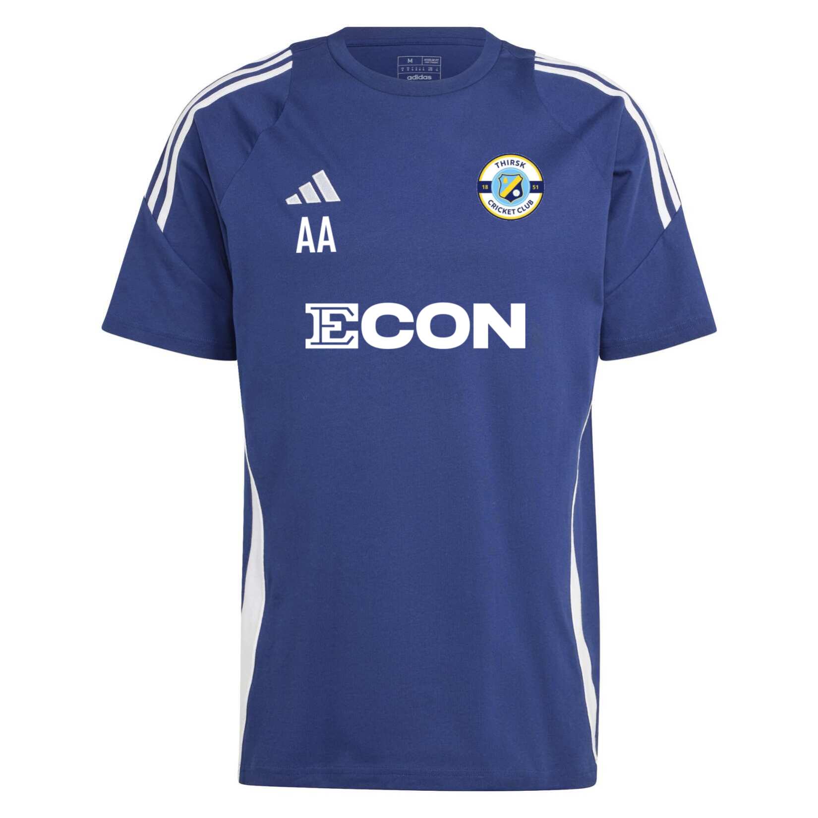 adidas Tiro 24 Sweat T-Shirt - Team navy blue/White