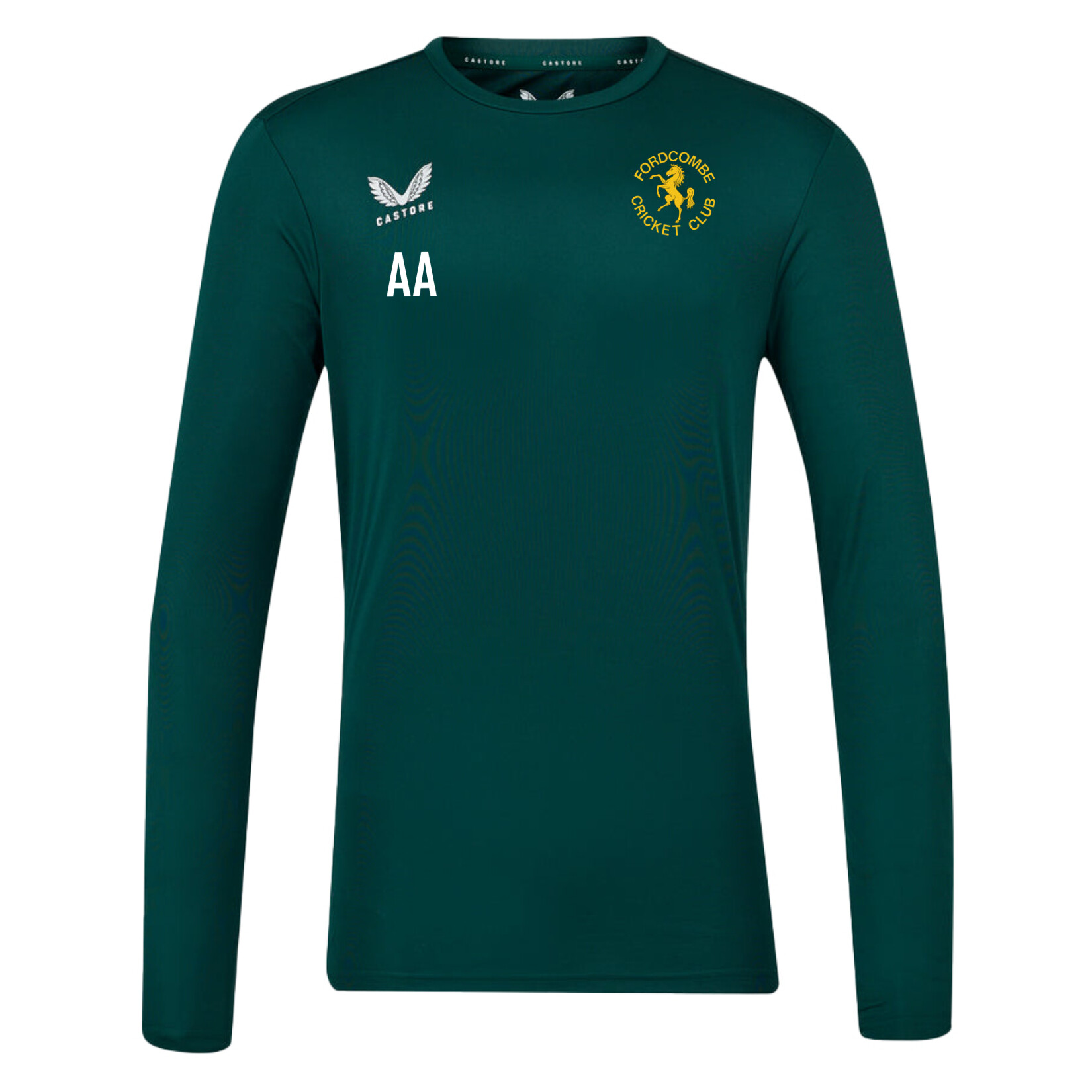 Castore Long Sleeve Training Tee - Green/White