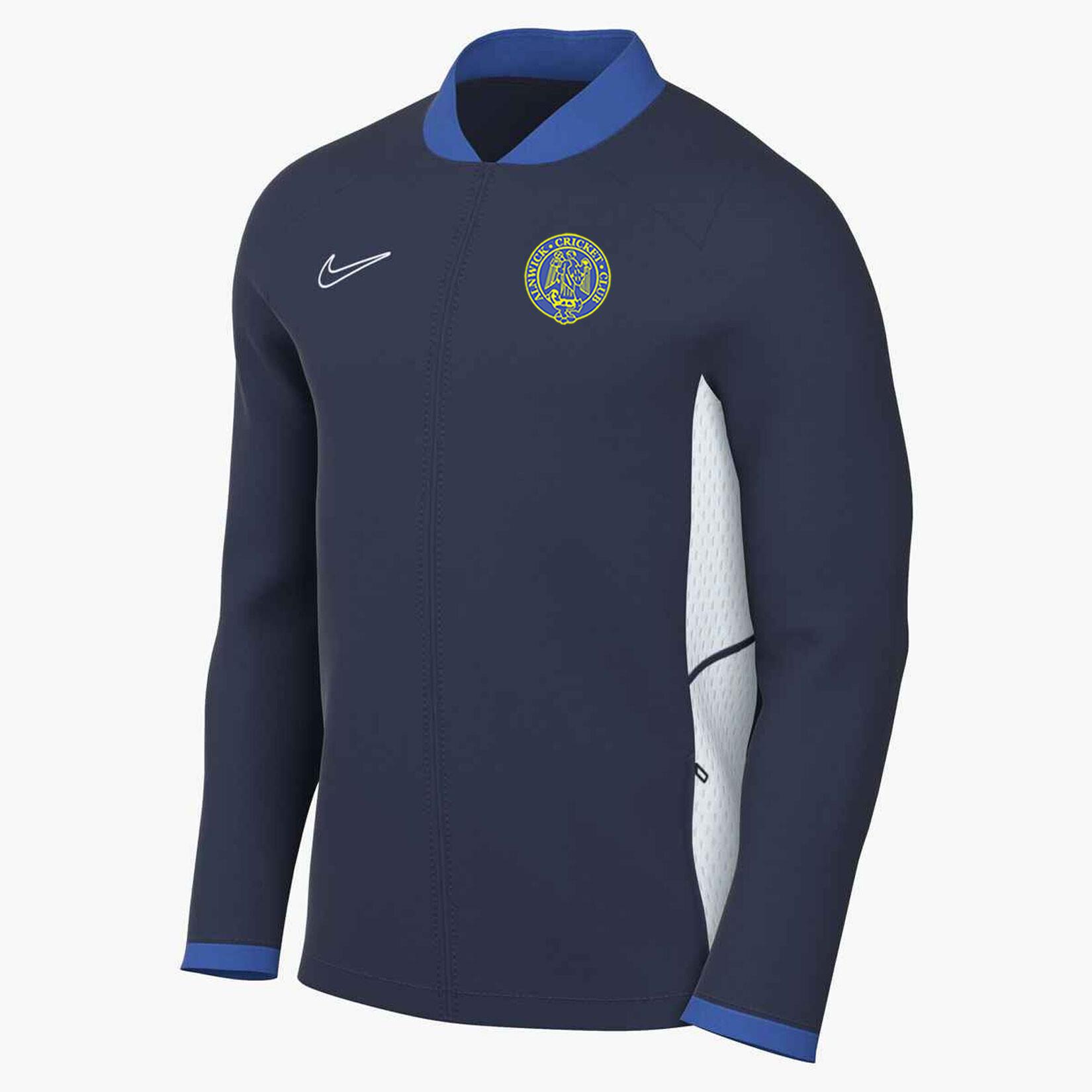 Nike Dri-FIT Academy 25 Knit Track Jacket - Obsidian/Royal Blue/White