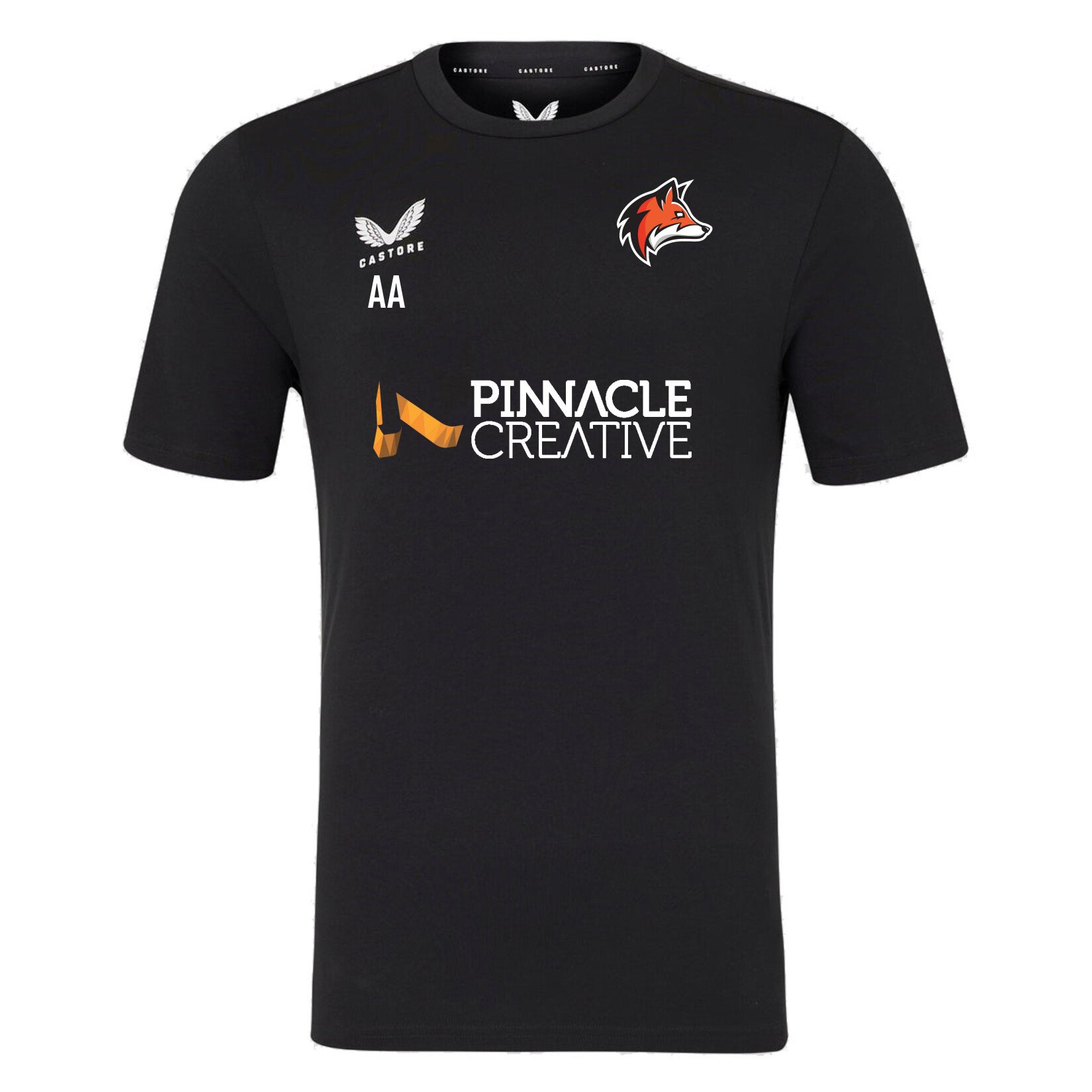 Castore Cotton Leisure T-Shirt - Black/White