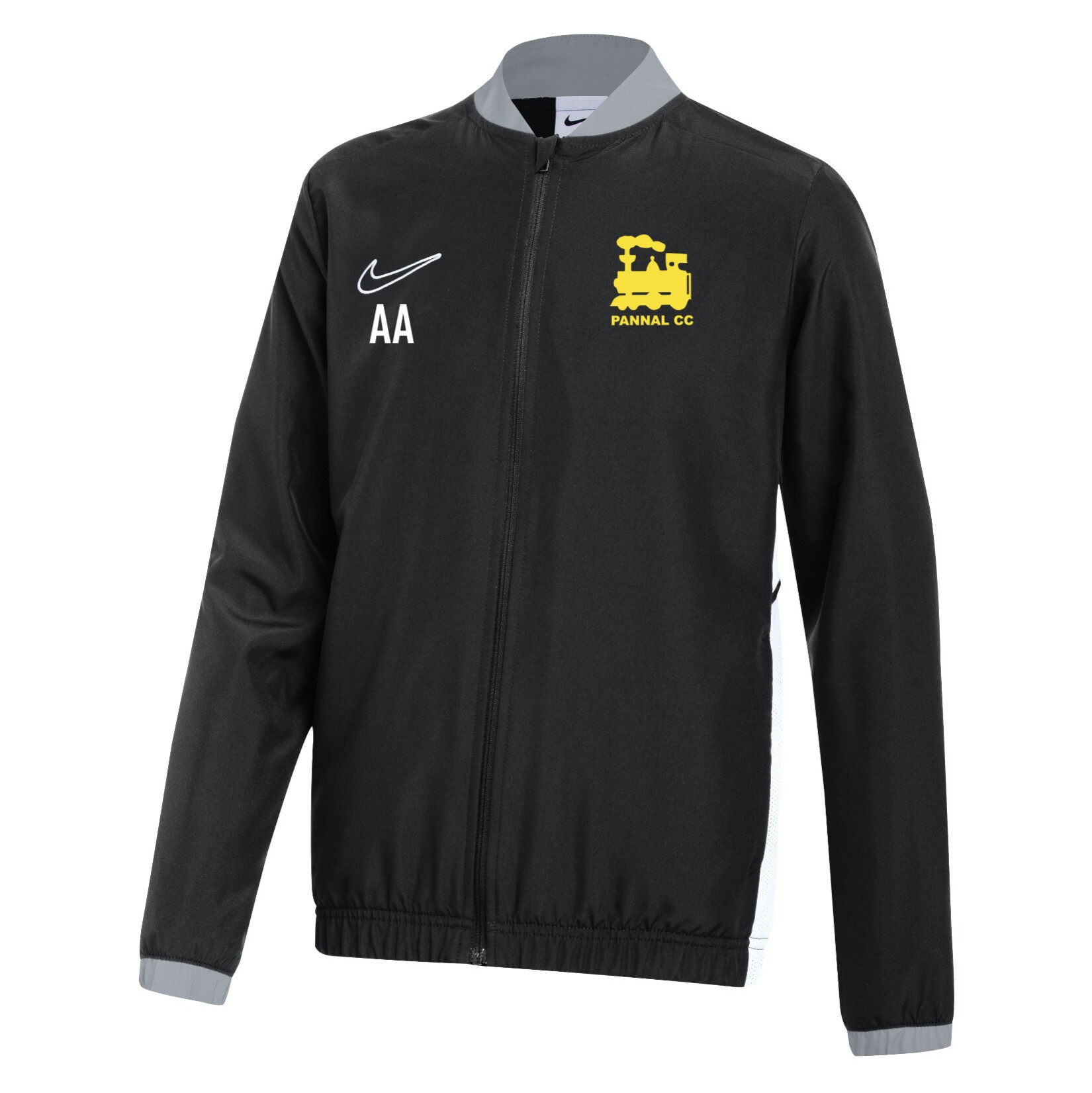 Nike Dri-FIT Academy 25 Woven Track Jacket - Black/White/White