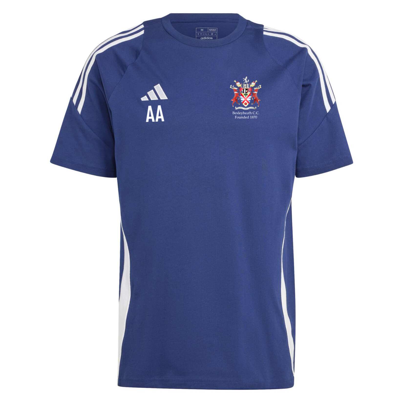 adidas Tiro 24 Sweat T-Shirt - Team navy blue/White