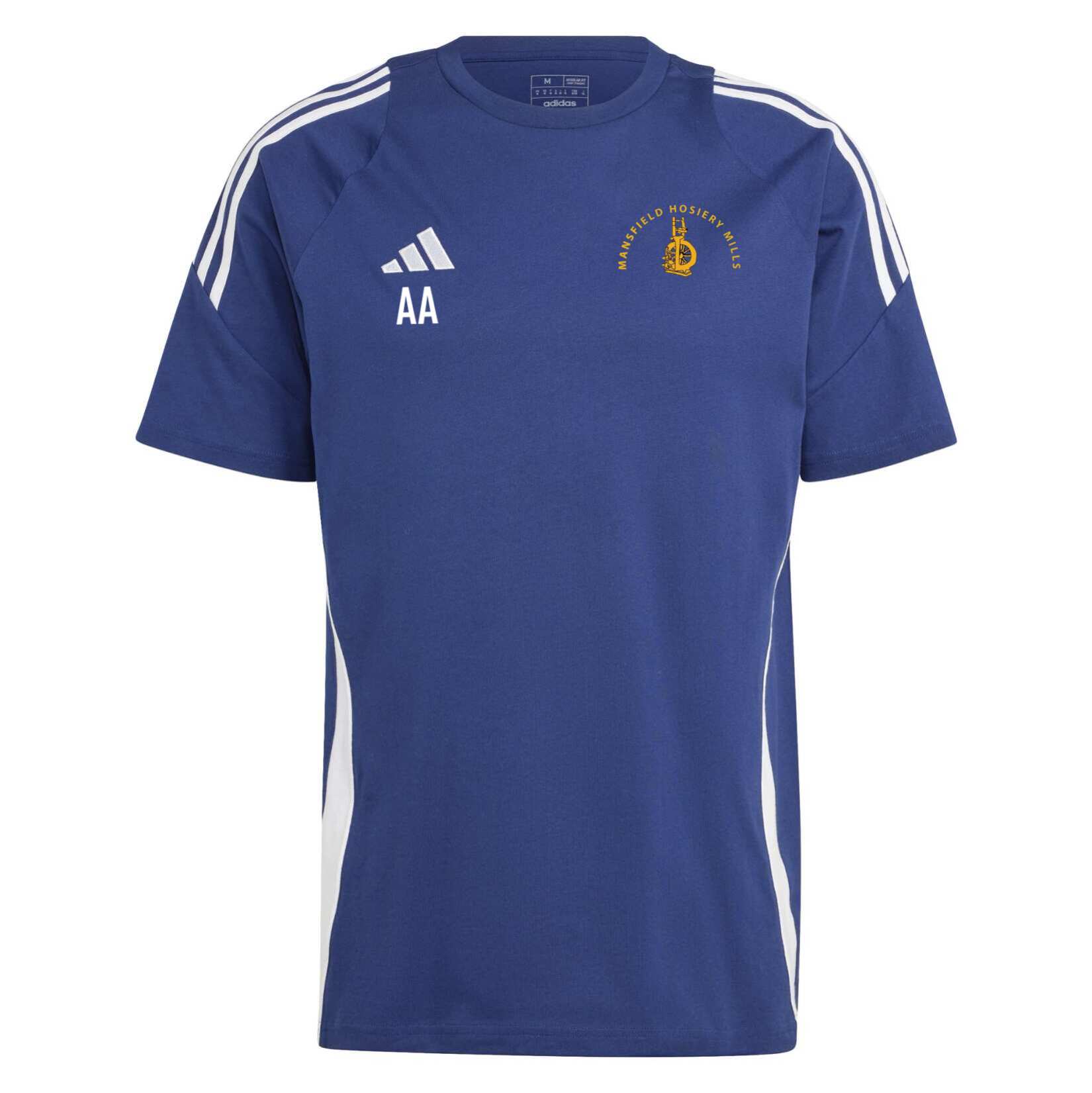 adidas Tiro 24 Sweat T-Shirt - Team navy blue/White