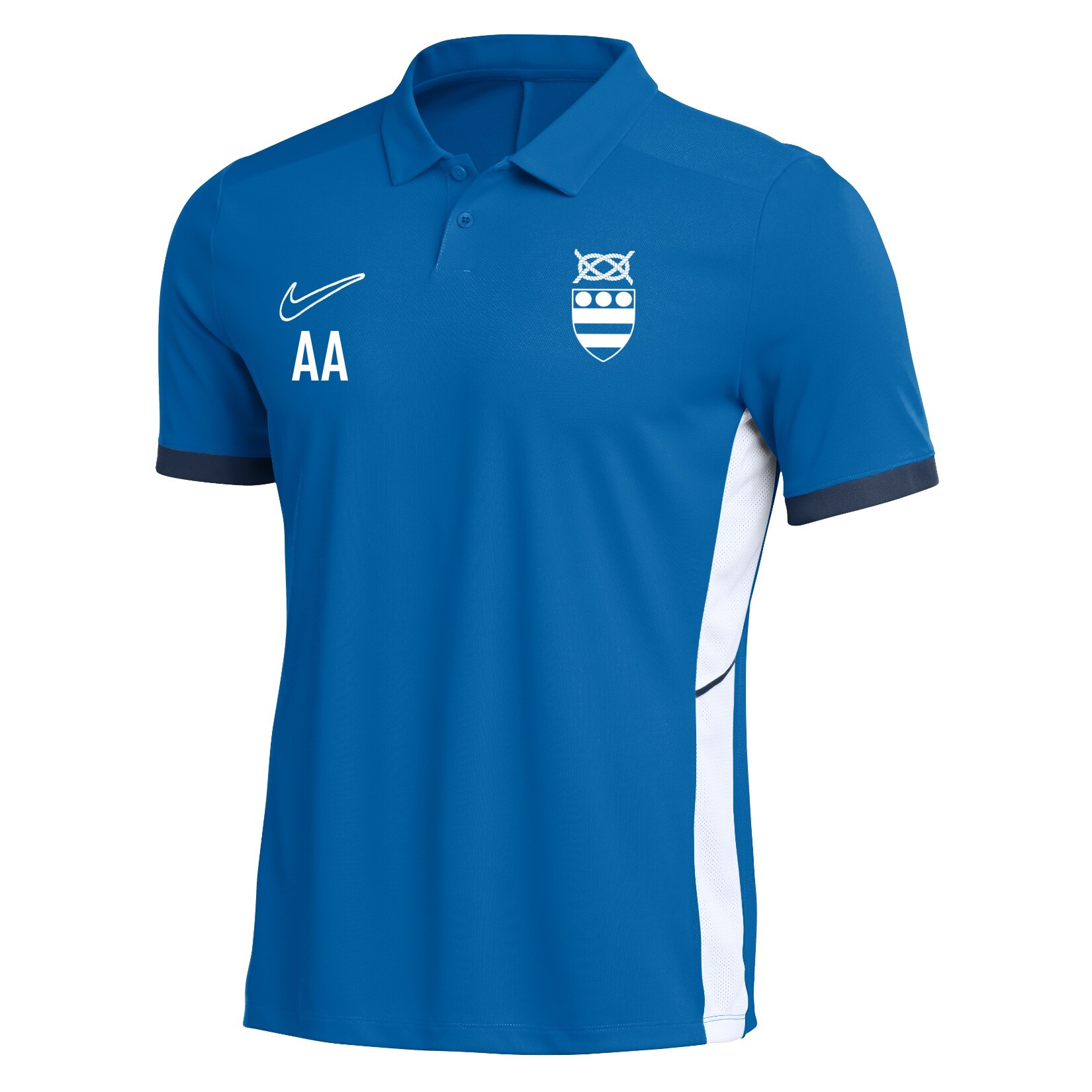 Nike Dri-FIT Academy 25 Polo - Royal Blue/Obsidian/White