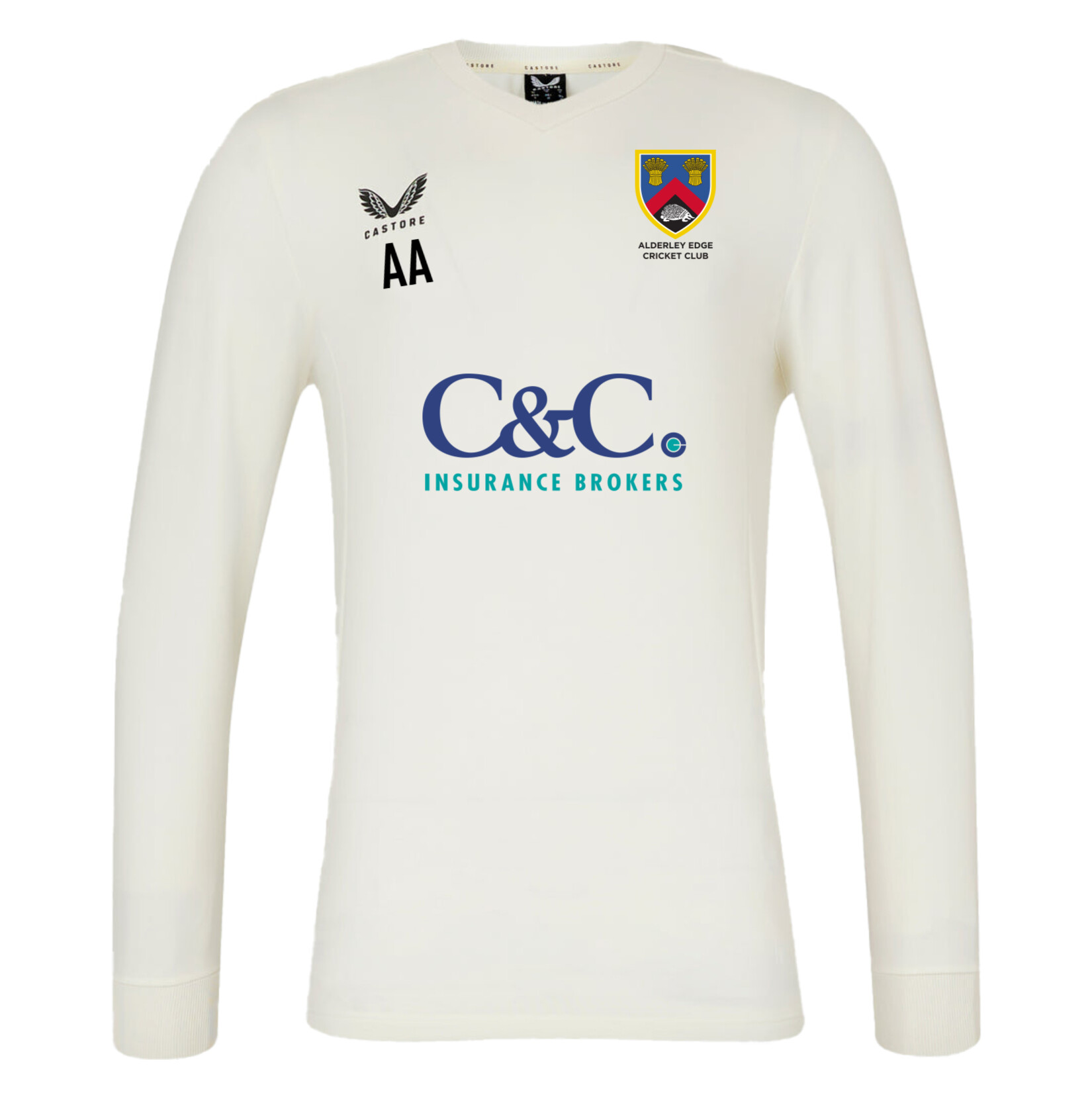 Castore Cricket Sweatshirt - Cream/Black