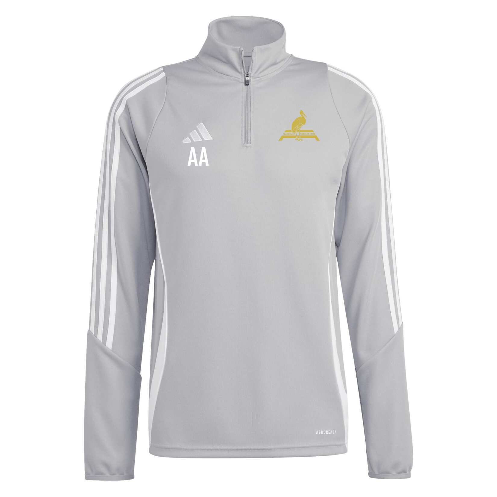 adidas Tiro 24 Training Top - team mid grey/white