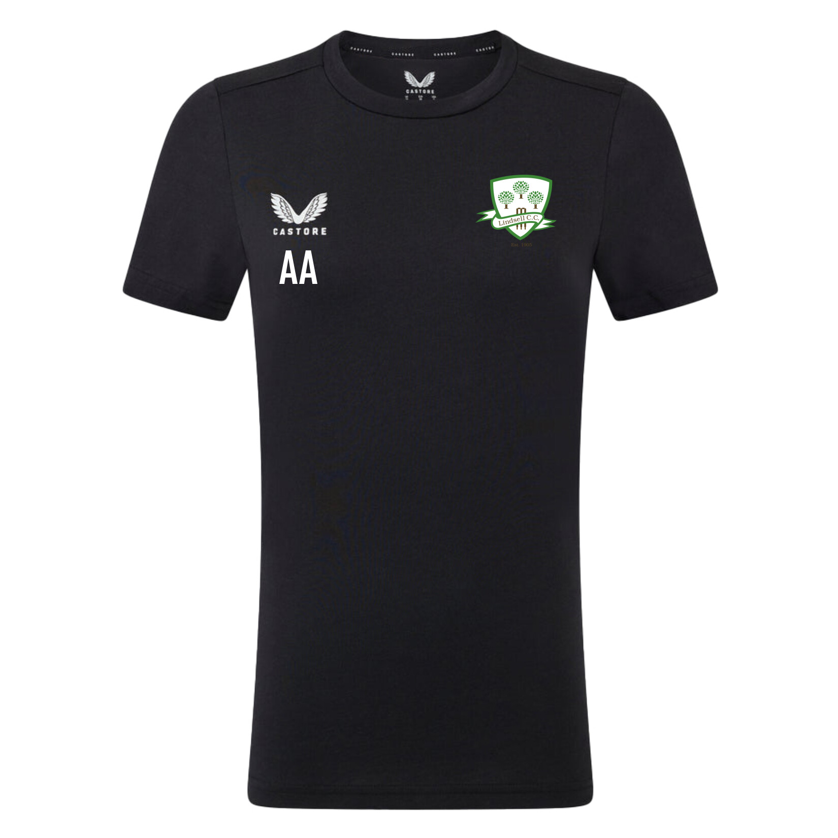 Castore Cotton Leisure T-Shirt (W) - Black/White