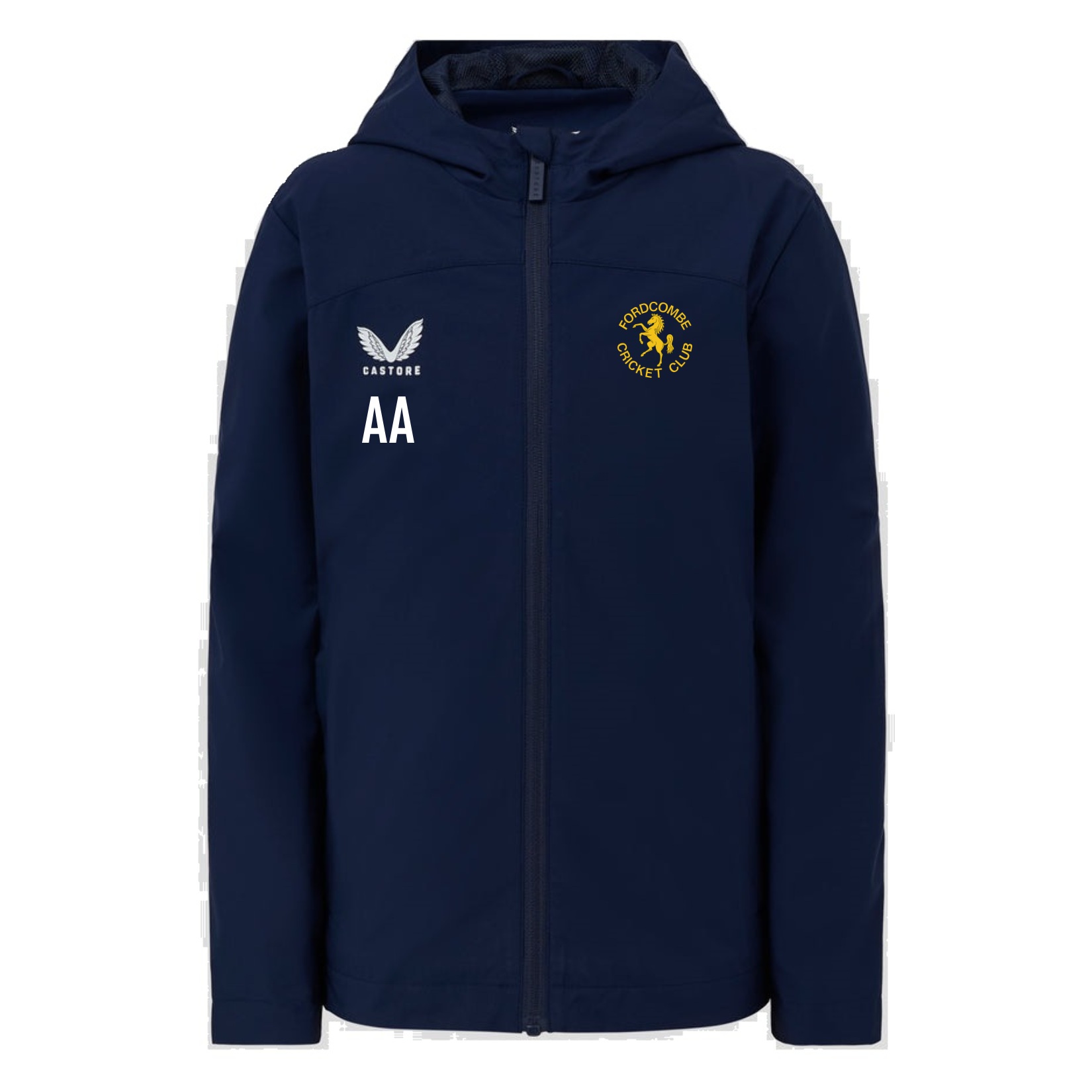 Castore Rain Jacket Elite - Navy/White