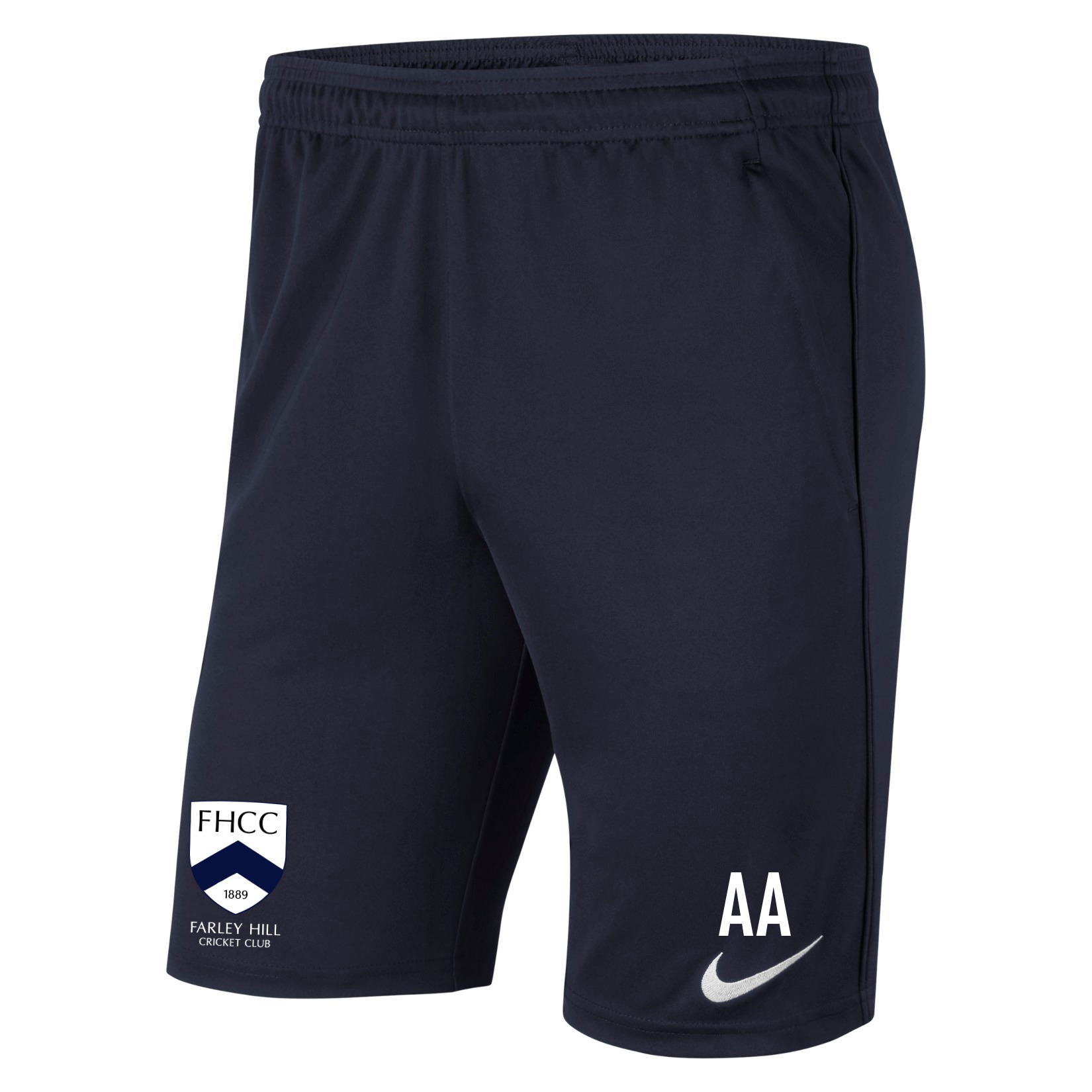 Nike Park 20 Pocketed Shorts (M) - Obsidian/Obsidian/White