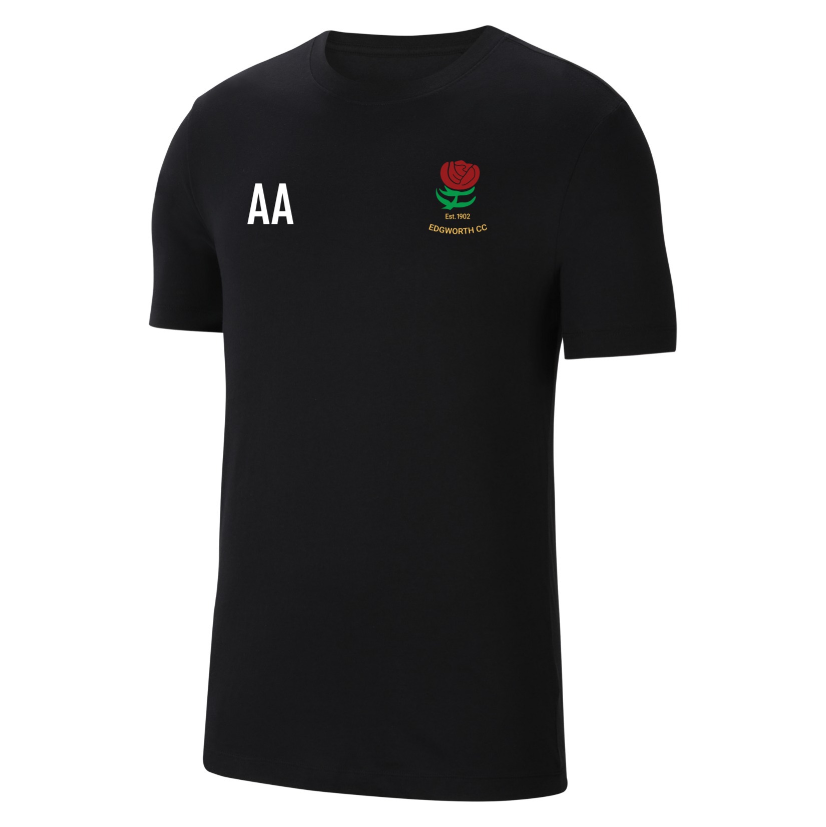 Nike Team Club 20 Cotton T-Shirt (M) - Black/White