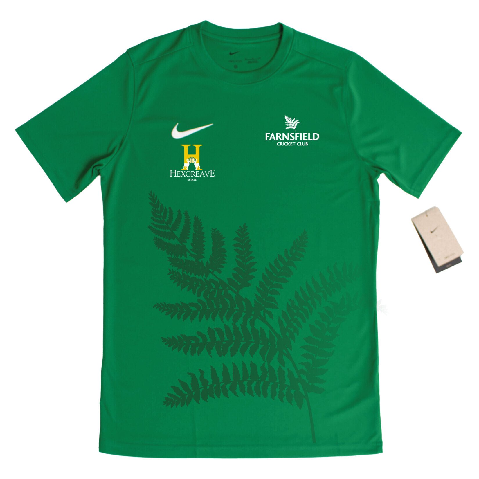 Nike Park VII Dri-FIT Womens Short Sleeve Shirt - Pine Green/White