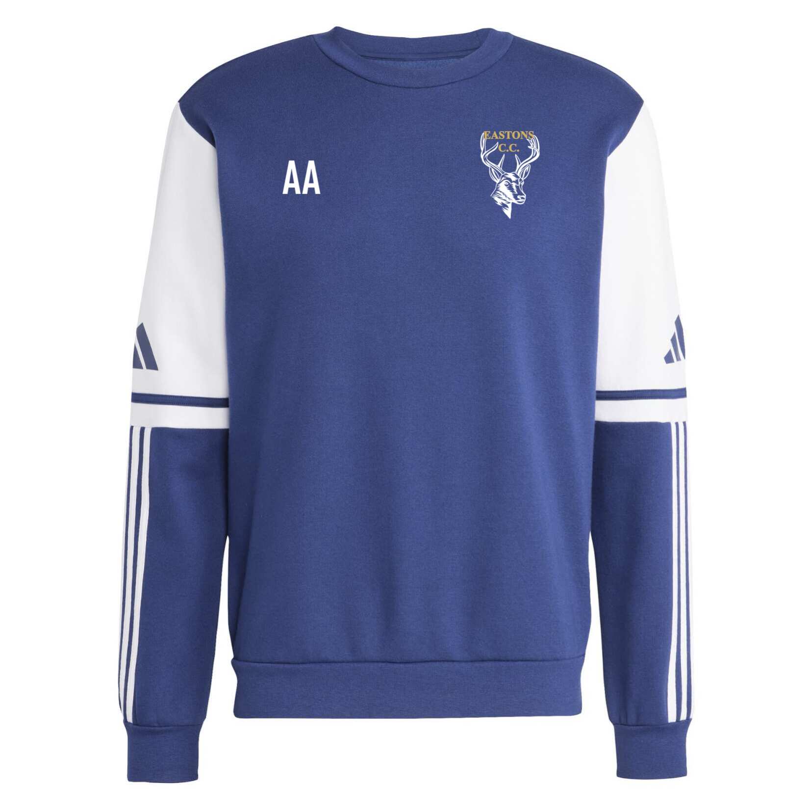 adidas Squadra 25 Sweat Crew Top - Team Navy Blue/White