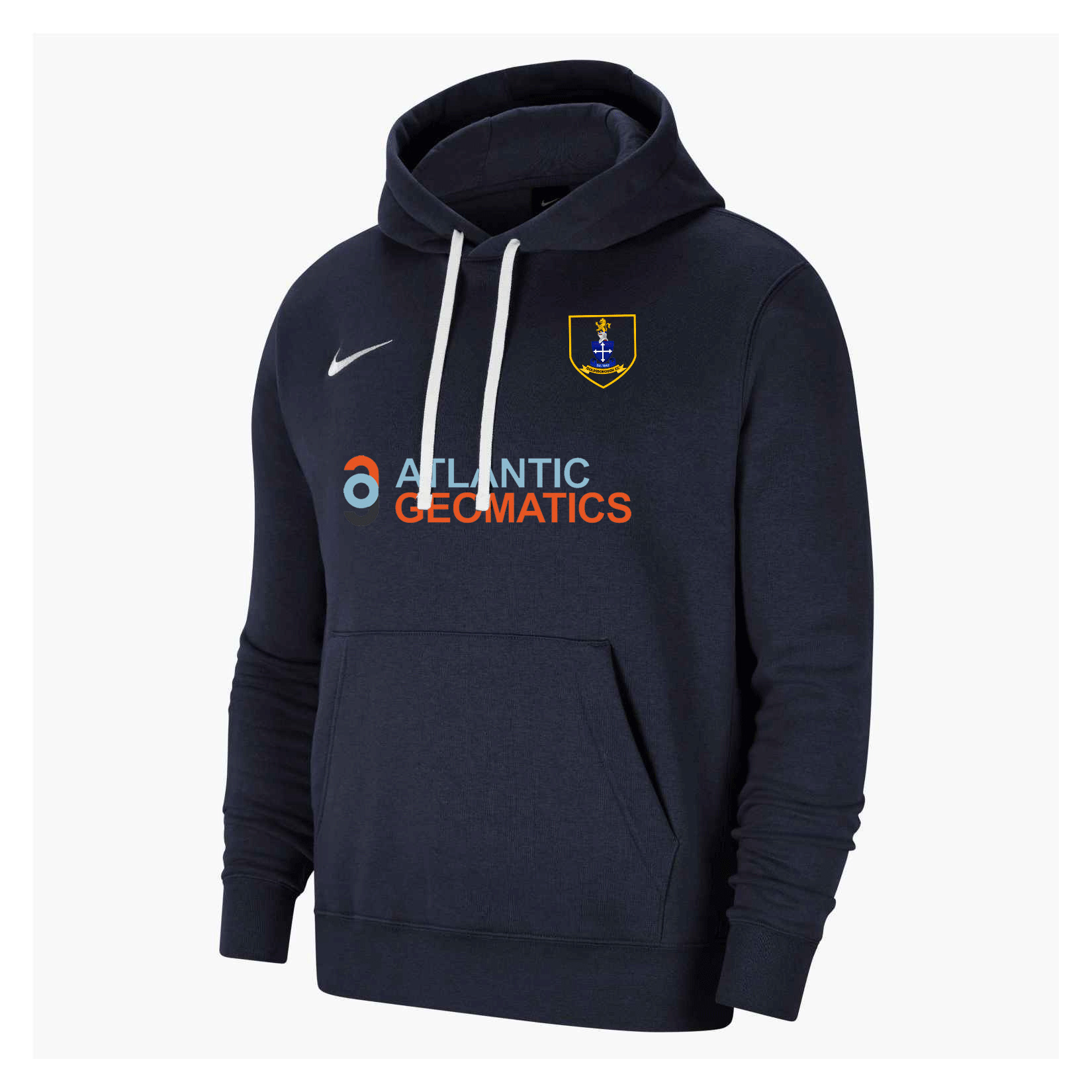 Nike Team Club 20 Fleece Hoodie (M) - Obsidian/White/White