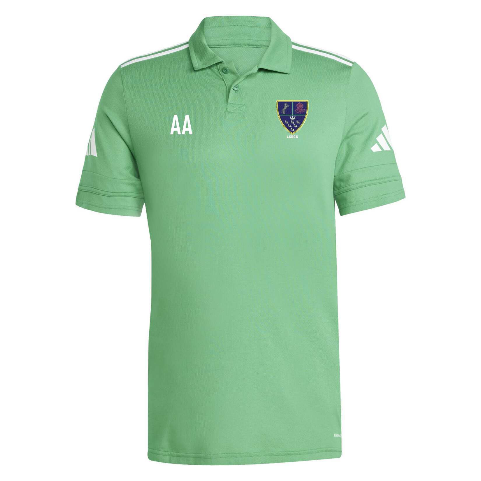 adidas Squadra 25 Cotton Polo - Team Green/White