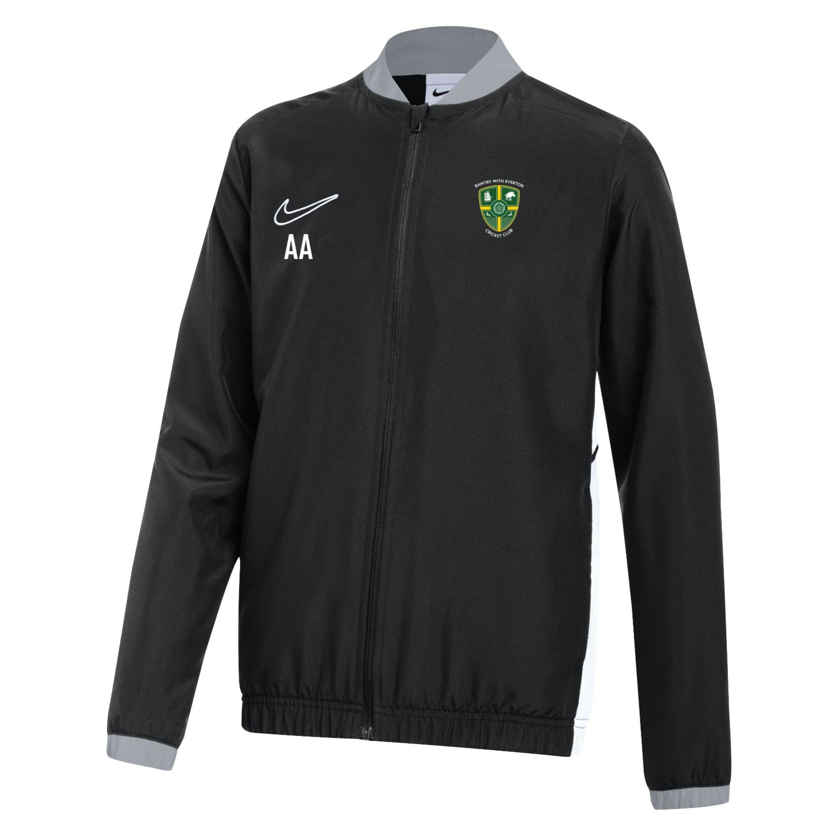 Nike Dri-FIT Academy 25 Woven Track Jacket - Black/White/White