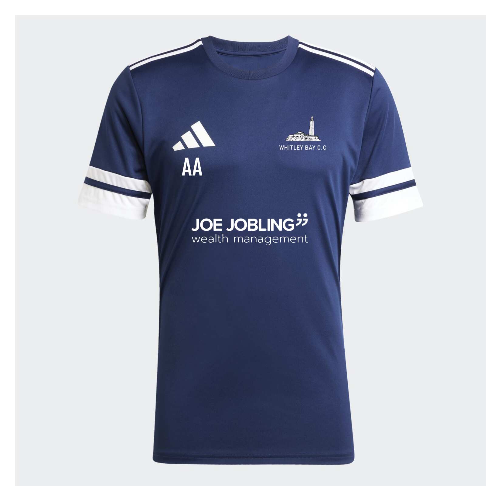 adidas Squadra 25 Short-Sleeve Jersey - Team Navy Blue/White