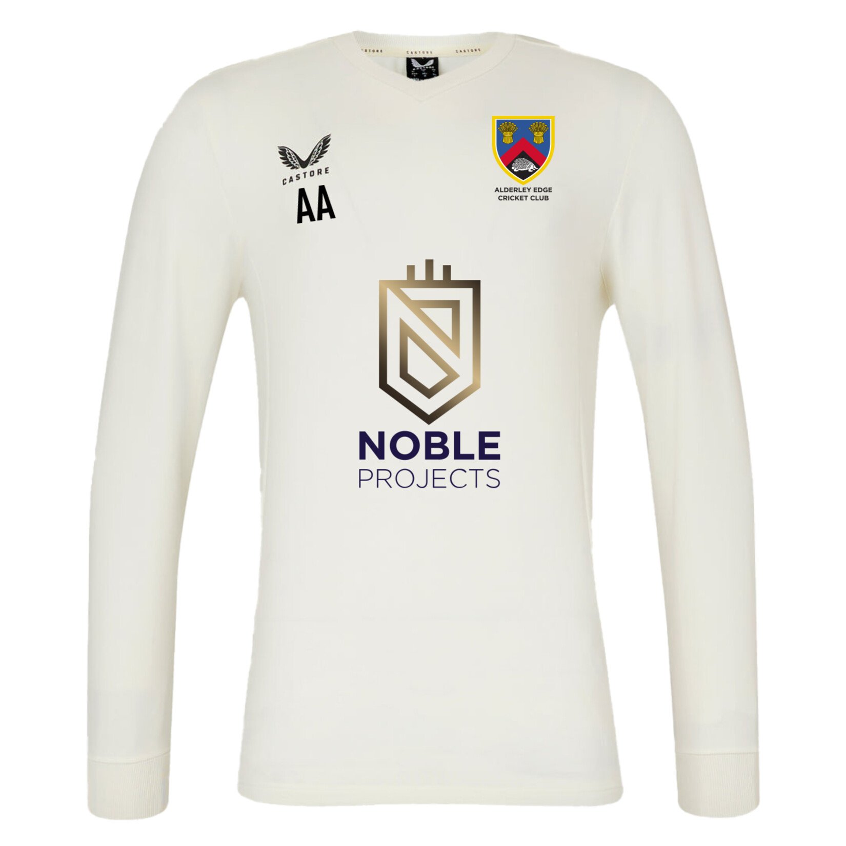 Castore Cricket Sweatshirt - Cream/Black