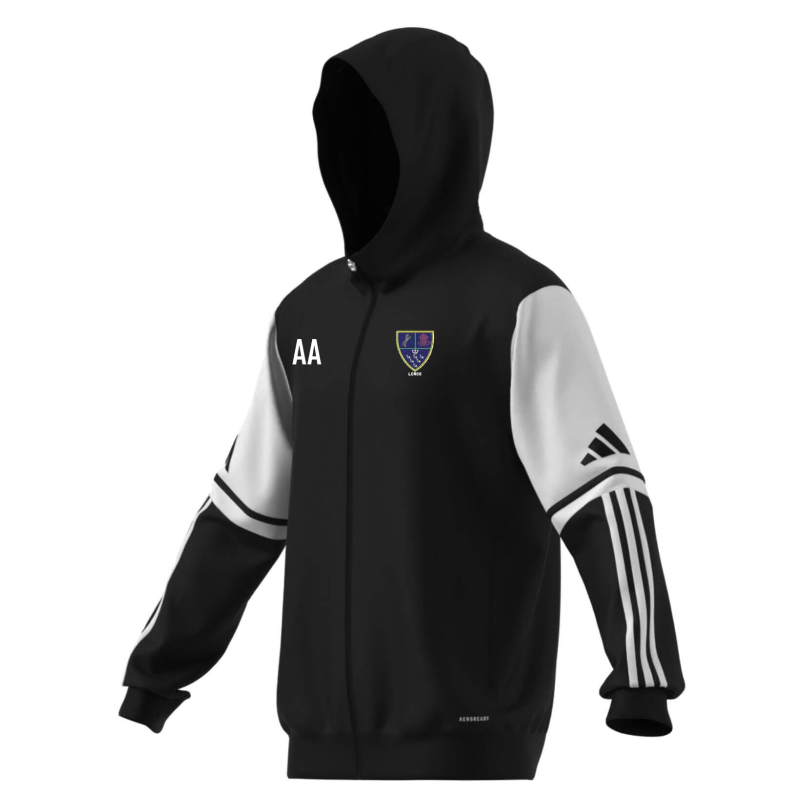 adidas Squadra 25 Hoodie - Black/White