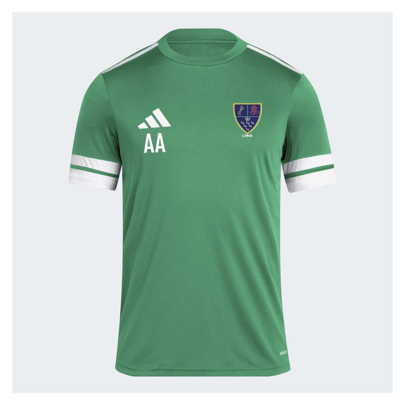 adidas Squadra 25 Short-Sleeve Jersey - Team Green/White