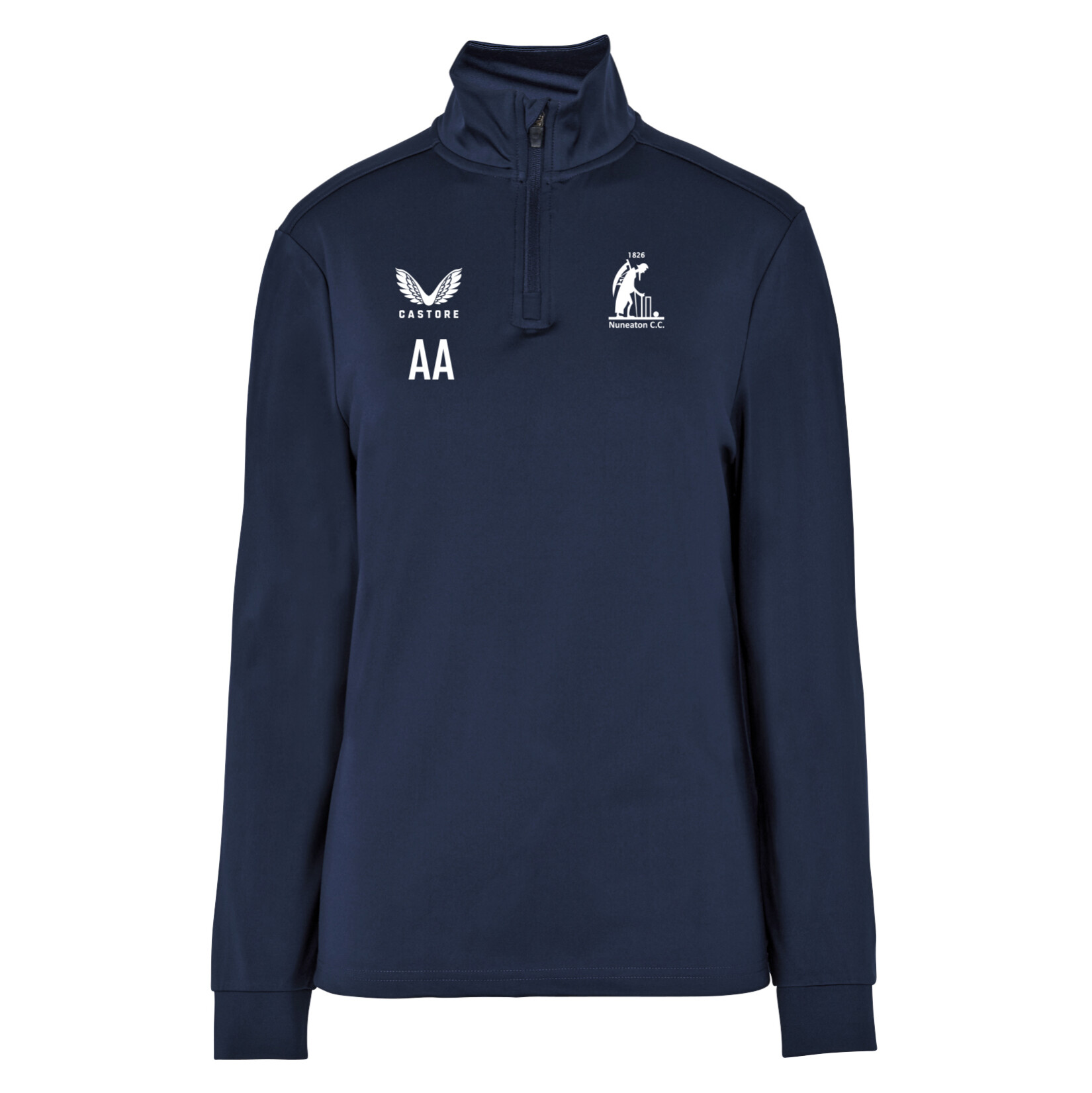 Castore Fleece Brushback 1/4 Zip Midlayer (W) - Navy