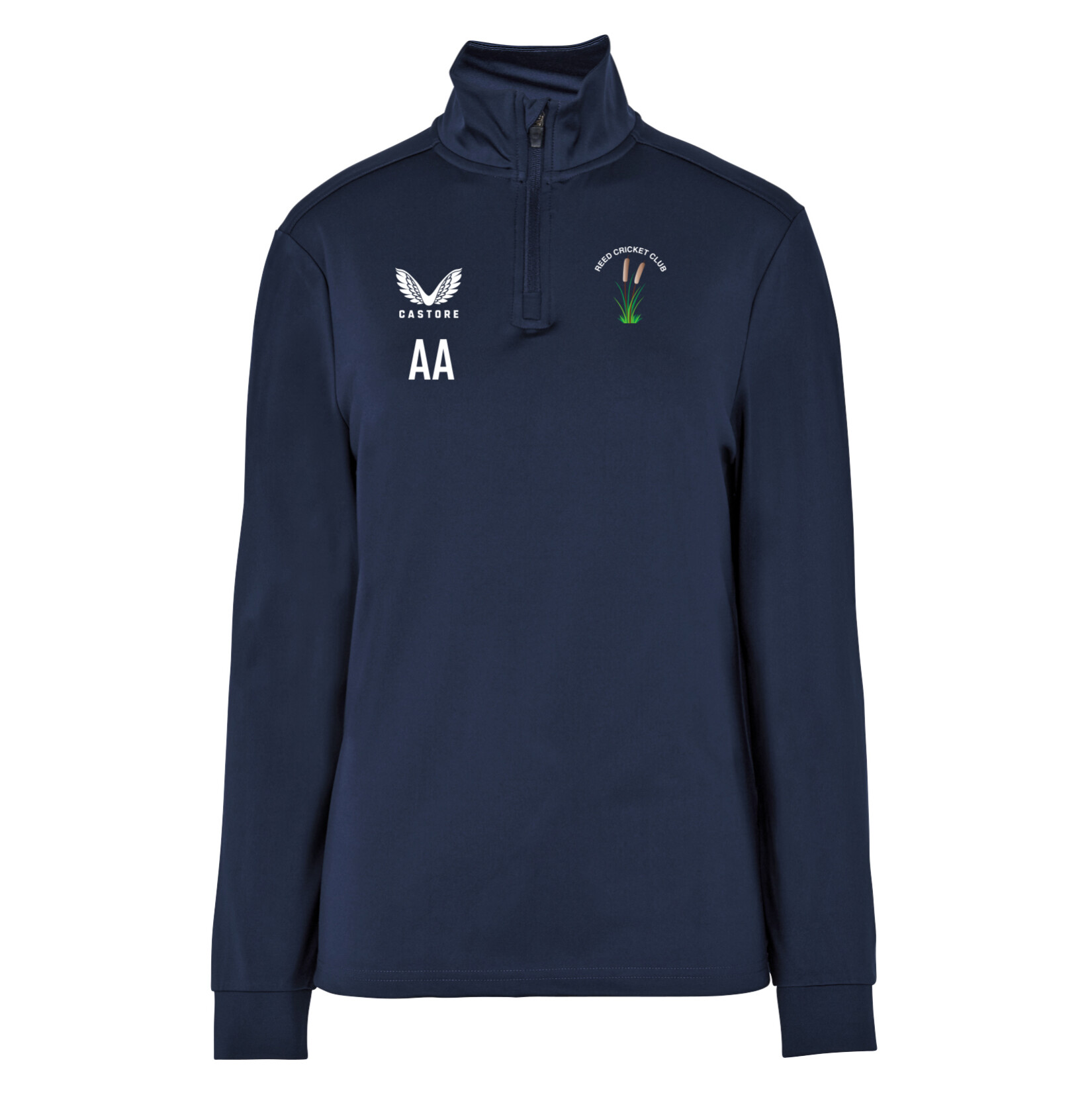 Castore Fleece Brushback 1/4 Zip Midlayer (W) - Navy