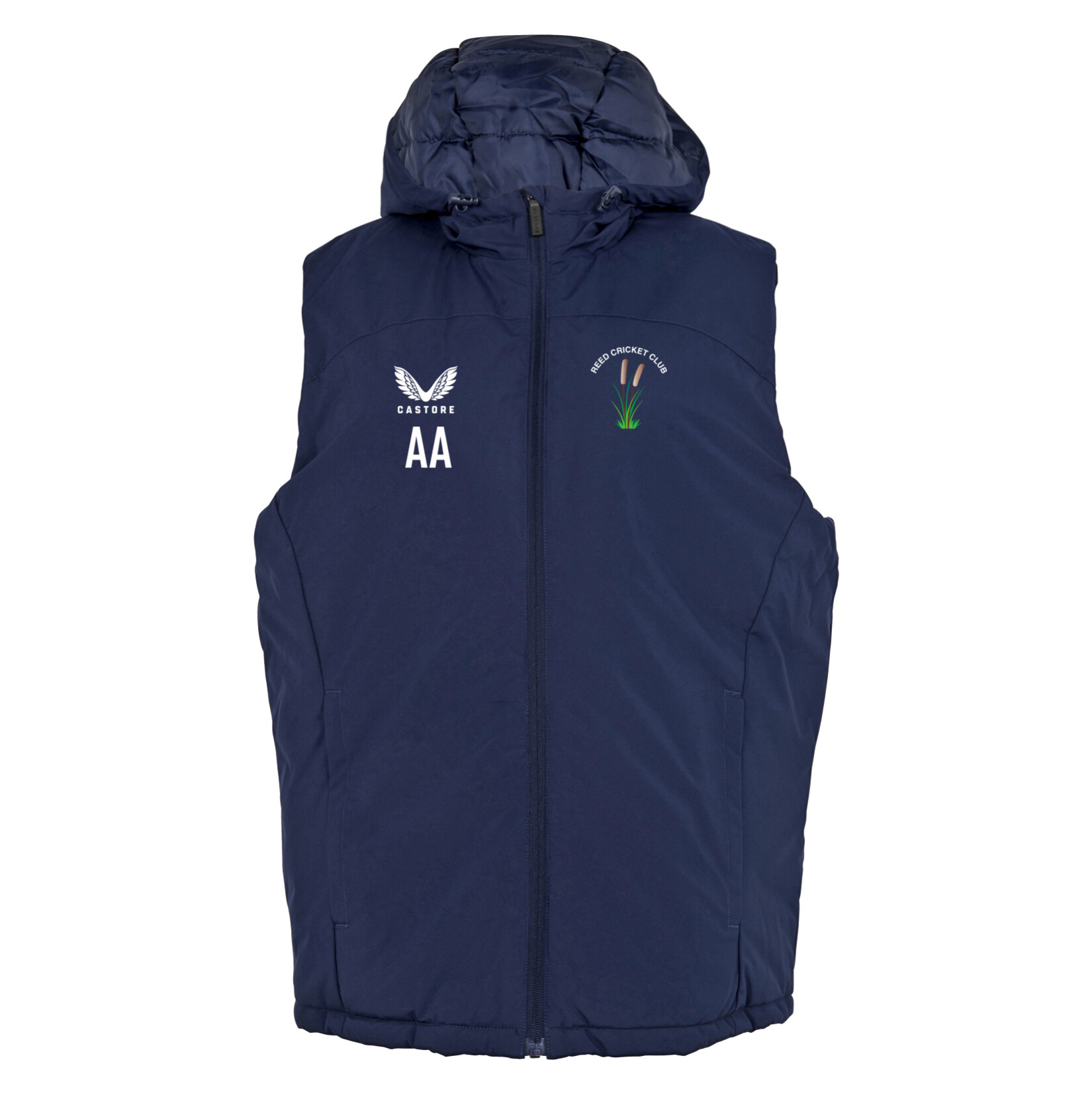Castore Padded Gilet With Hood 22 - Navy