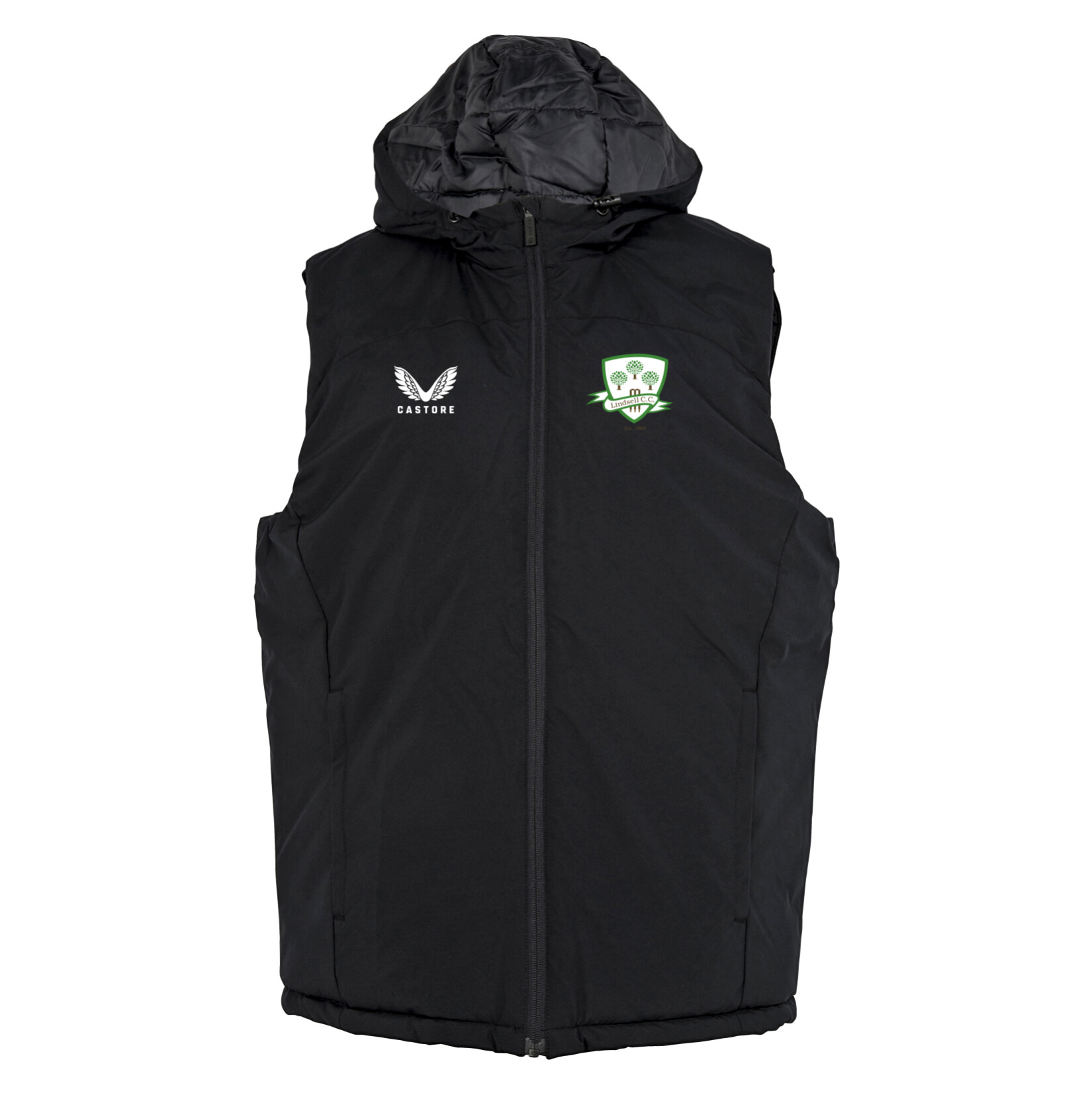 Castore Padded Gilet With Hood 22 - Black