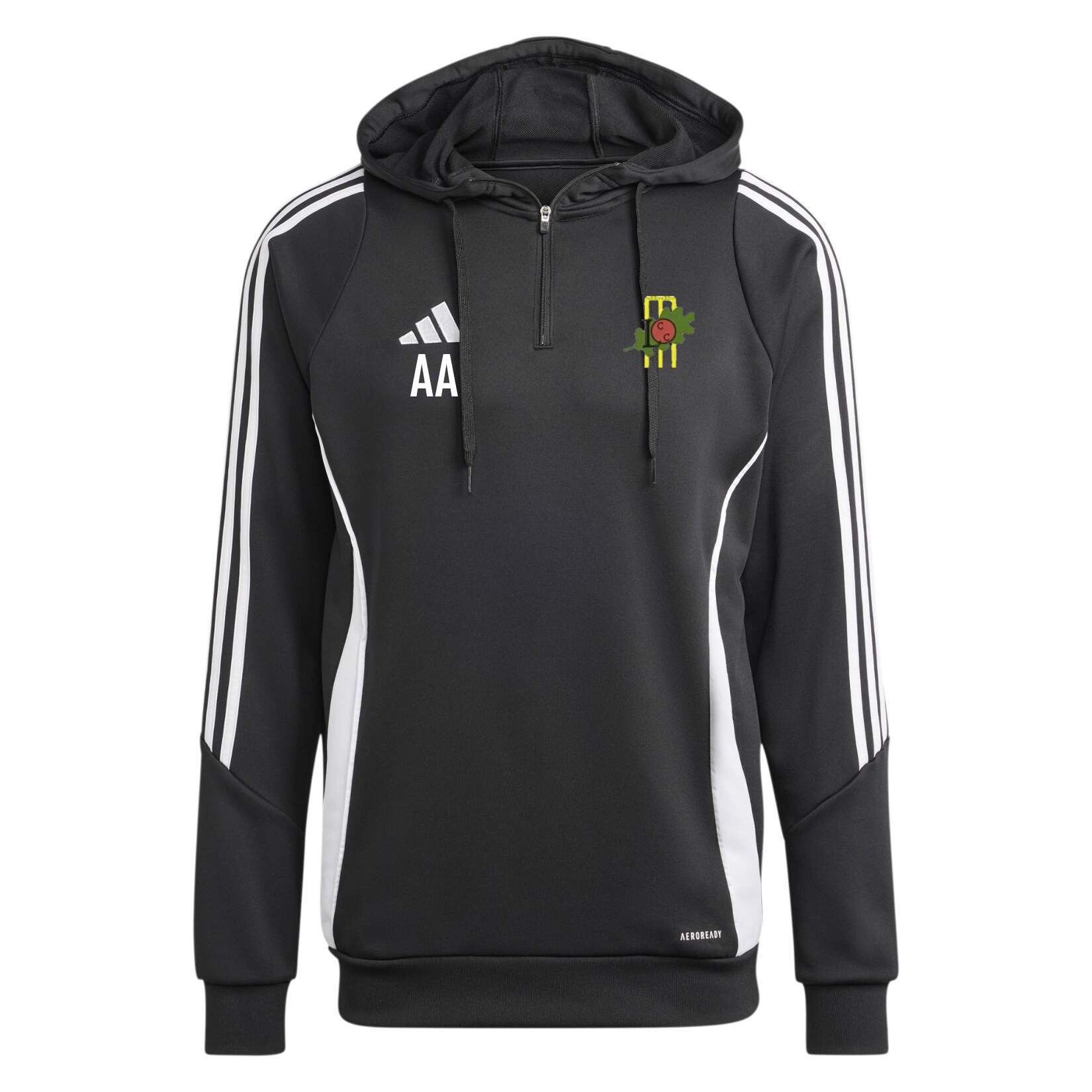 adidas Tiro 24 Training Hoodie - Black/White
