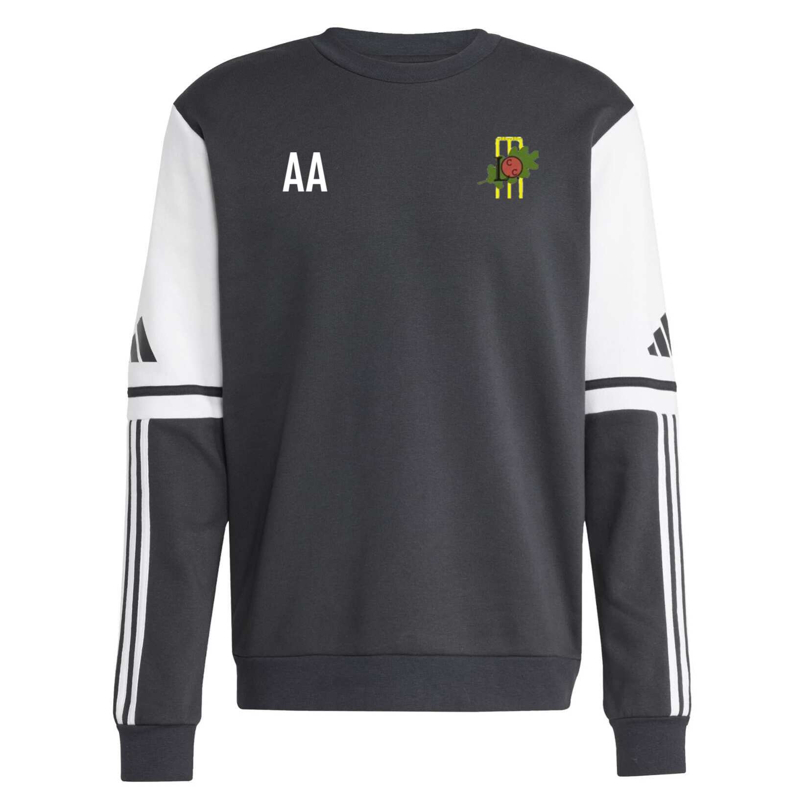 adidas Squadra 25 Sweat Crew Top - Black/White