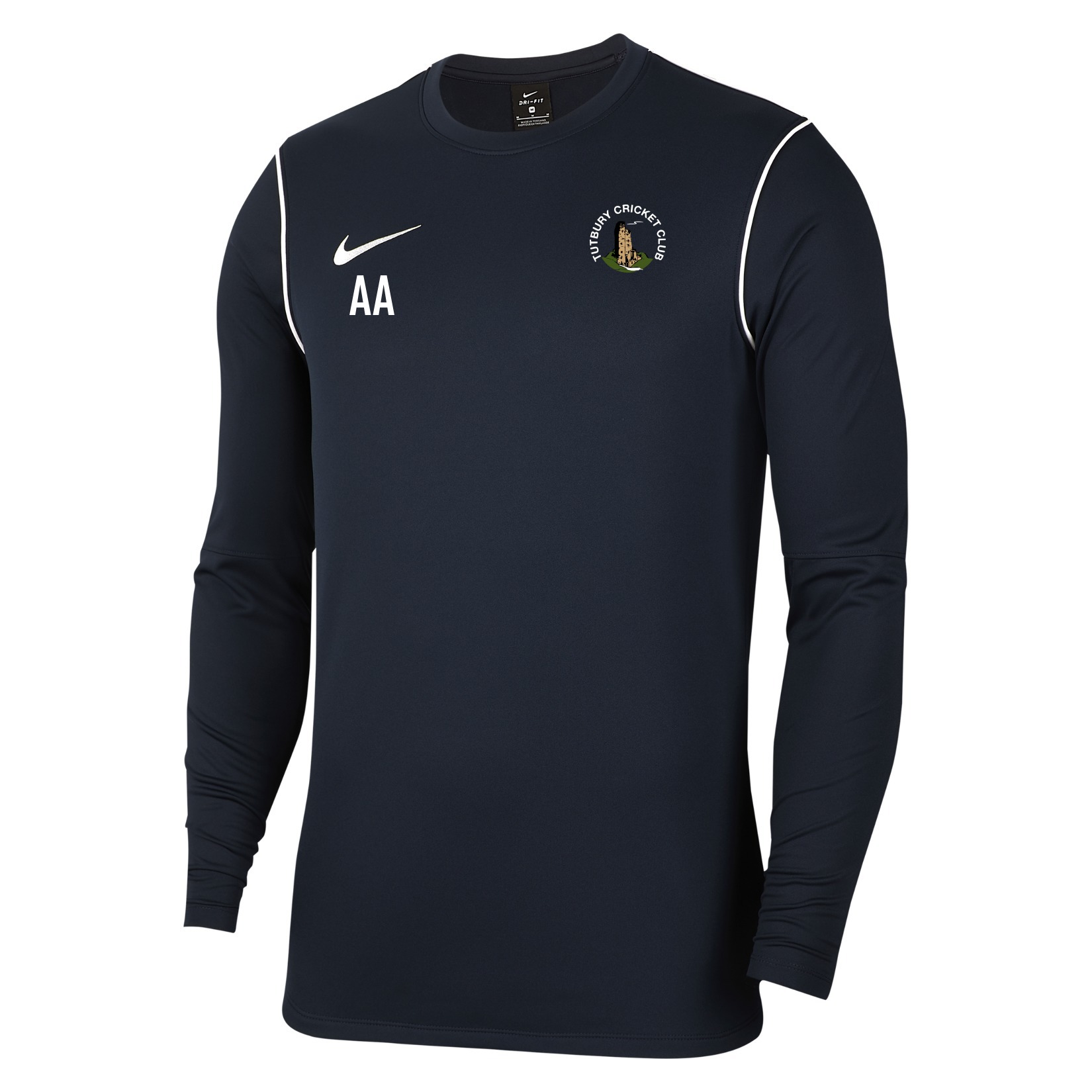 Nike Dri-FIT Park 20 Crew Top - Obsidian/White/White