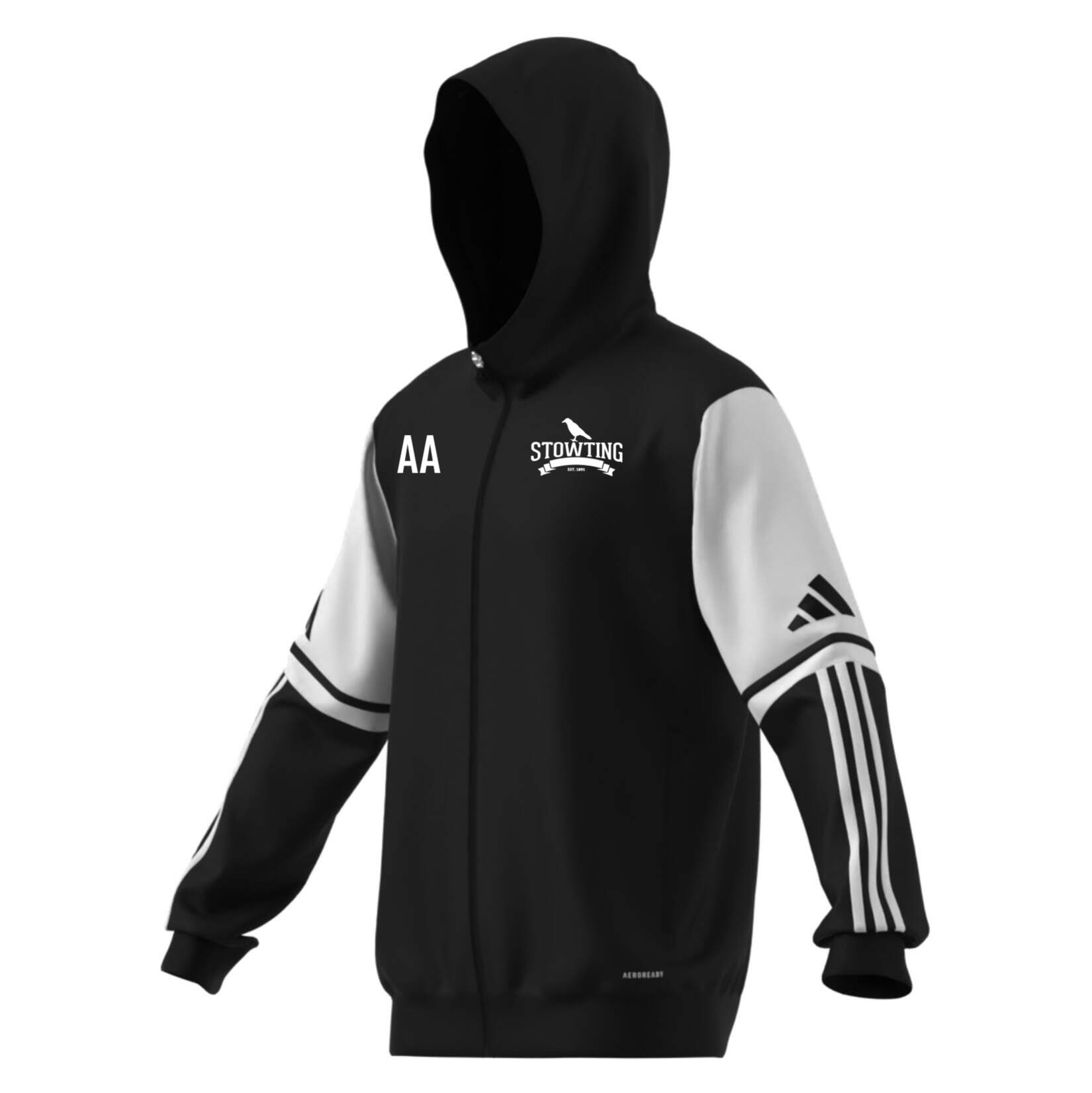 adidas Squadra 25 Hoodie - Black/White