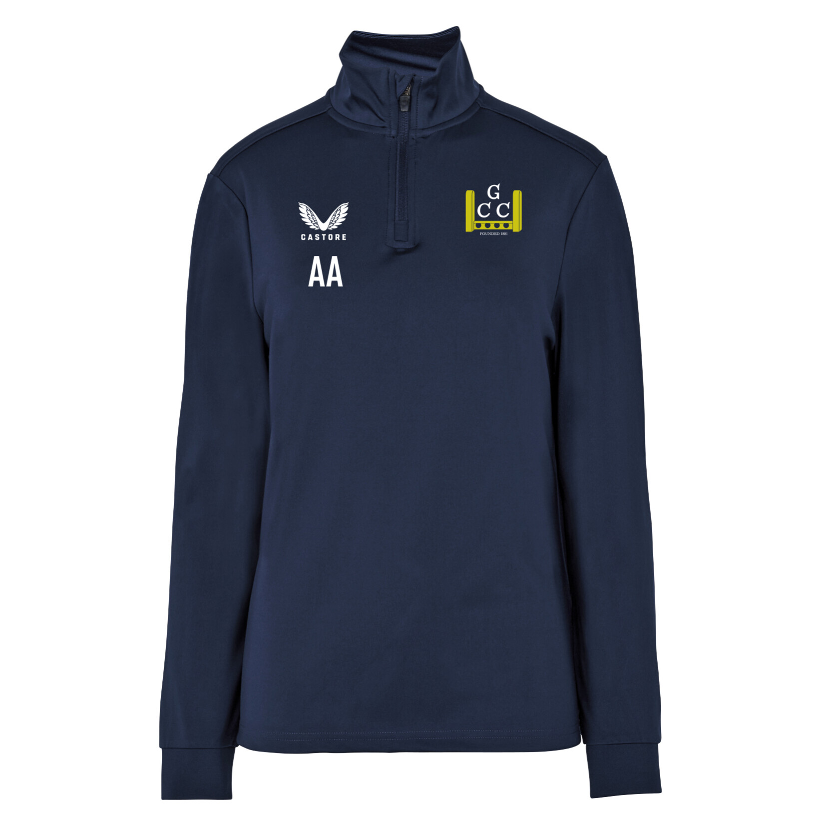 Castore Fleece Brushback 1/4 Zip Midlayer (W) - Navy