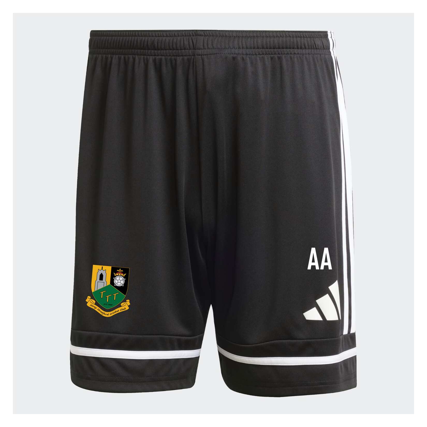 adidas Squadra 25 Shorts - Black/Black/White