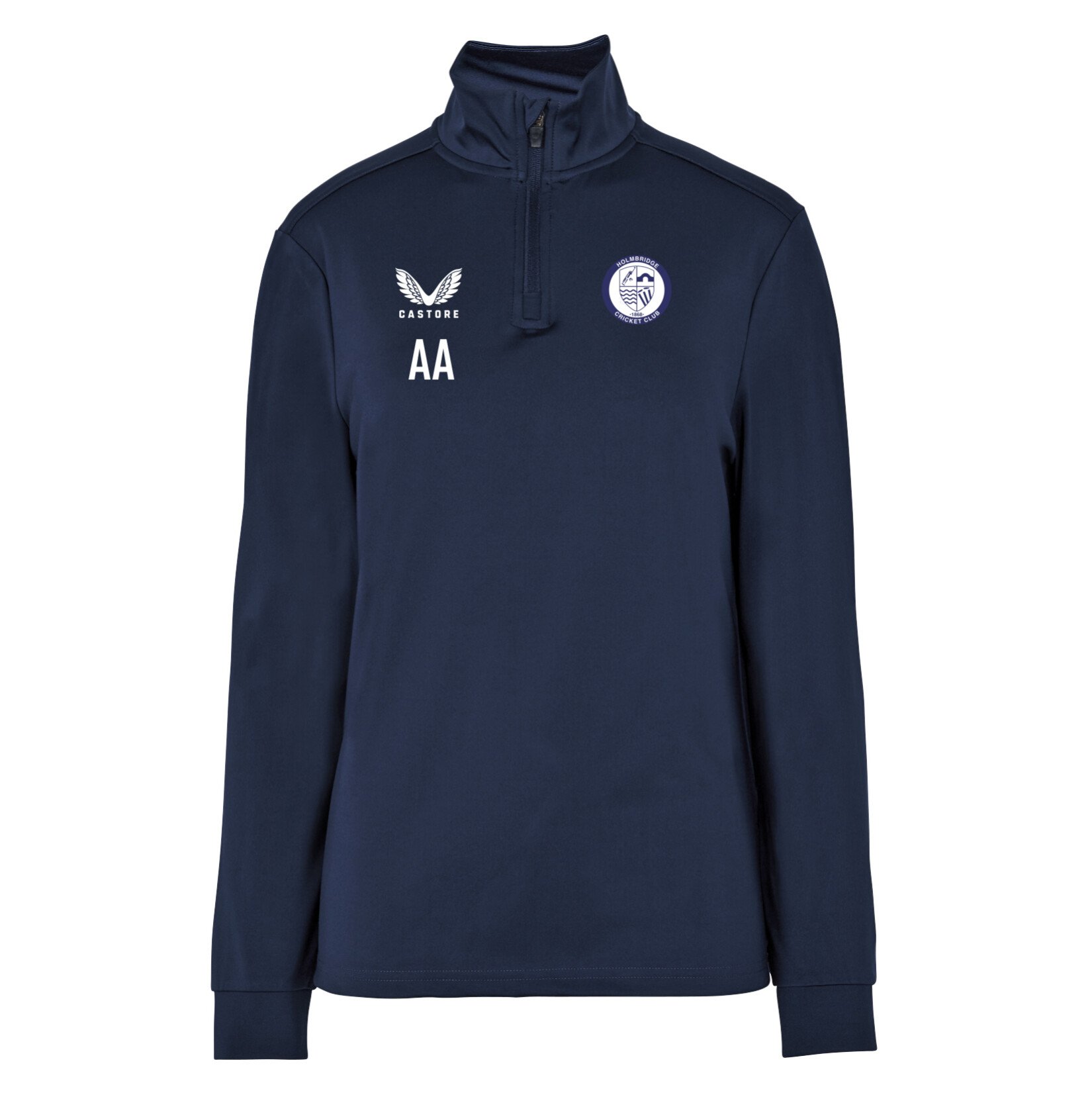 Castore Fleece Brushback 1/4 Zip Midlayer (W) - Navy