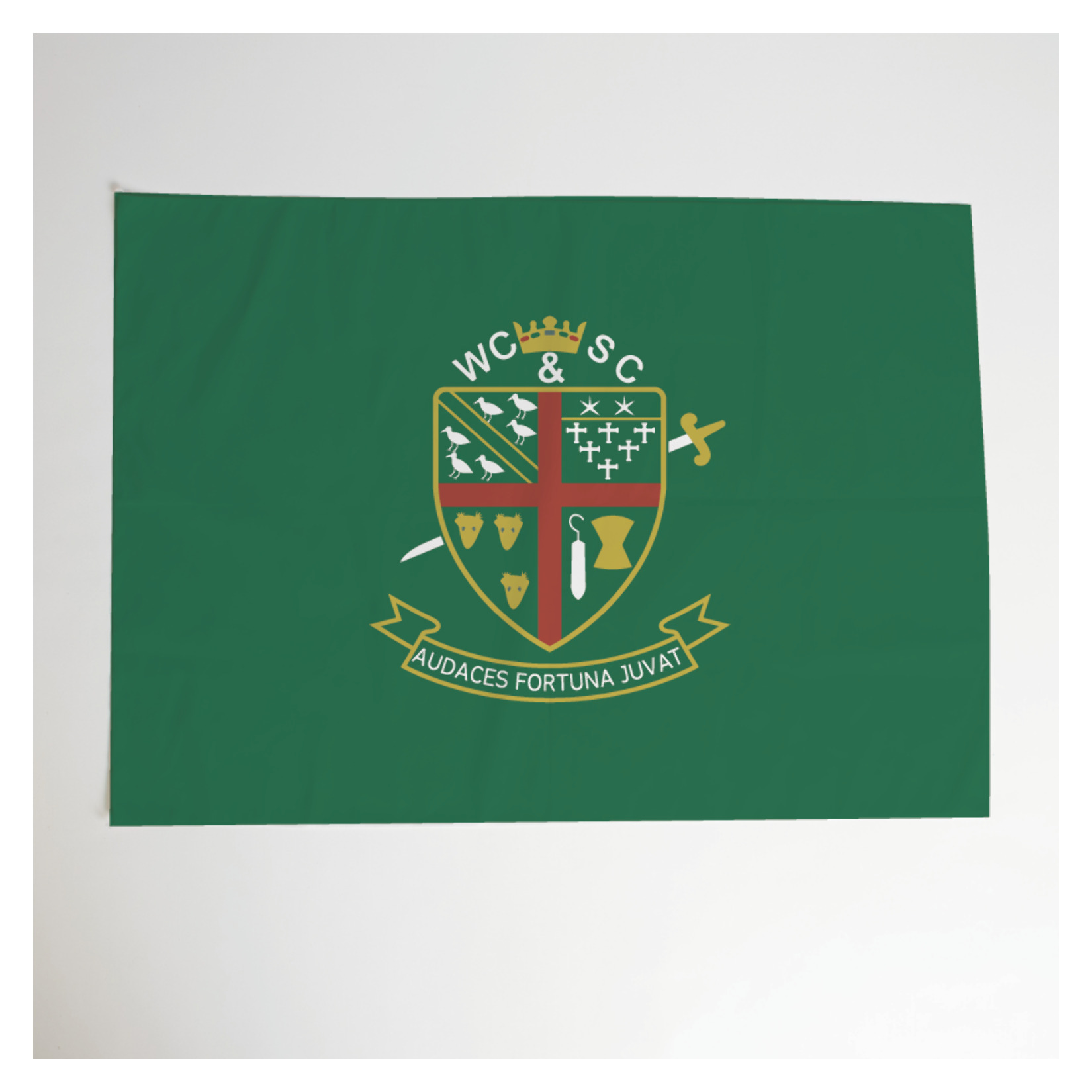 Kitlocker-Merchandise Sublimated Flag - WHITE