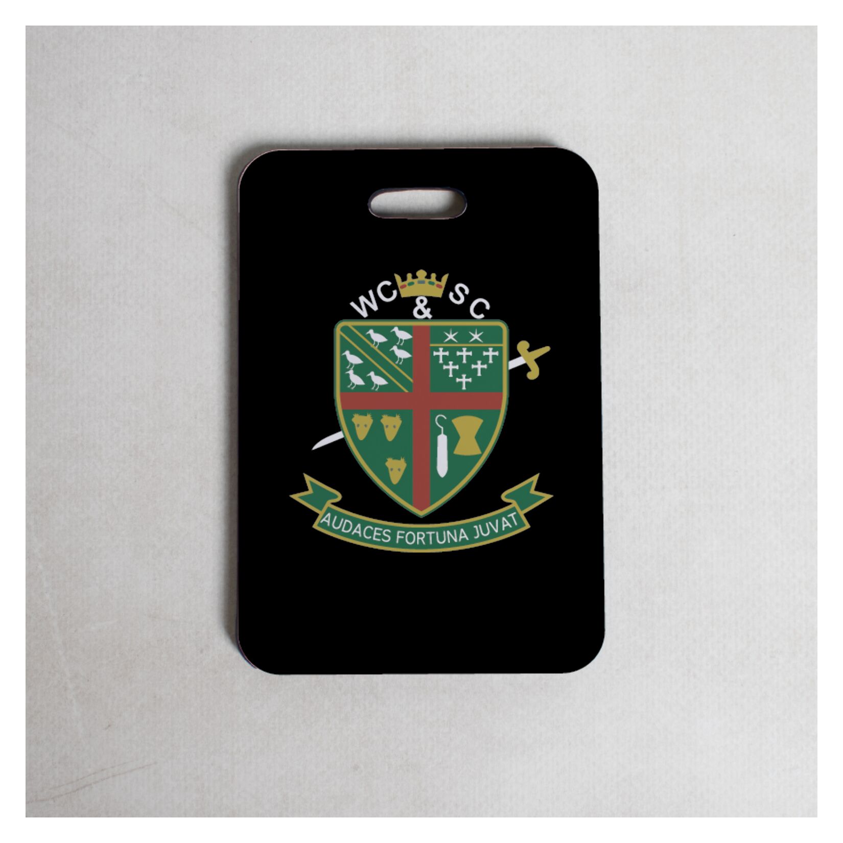 Kitlocker-Merchandise Luggage Tag - custom/black